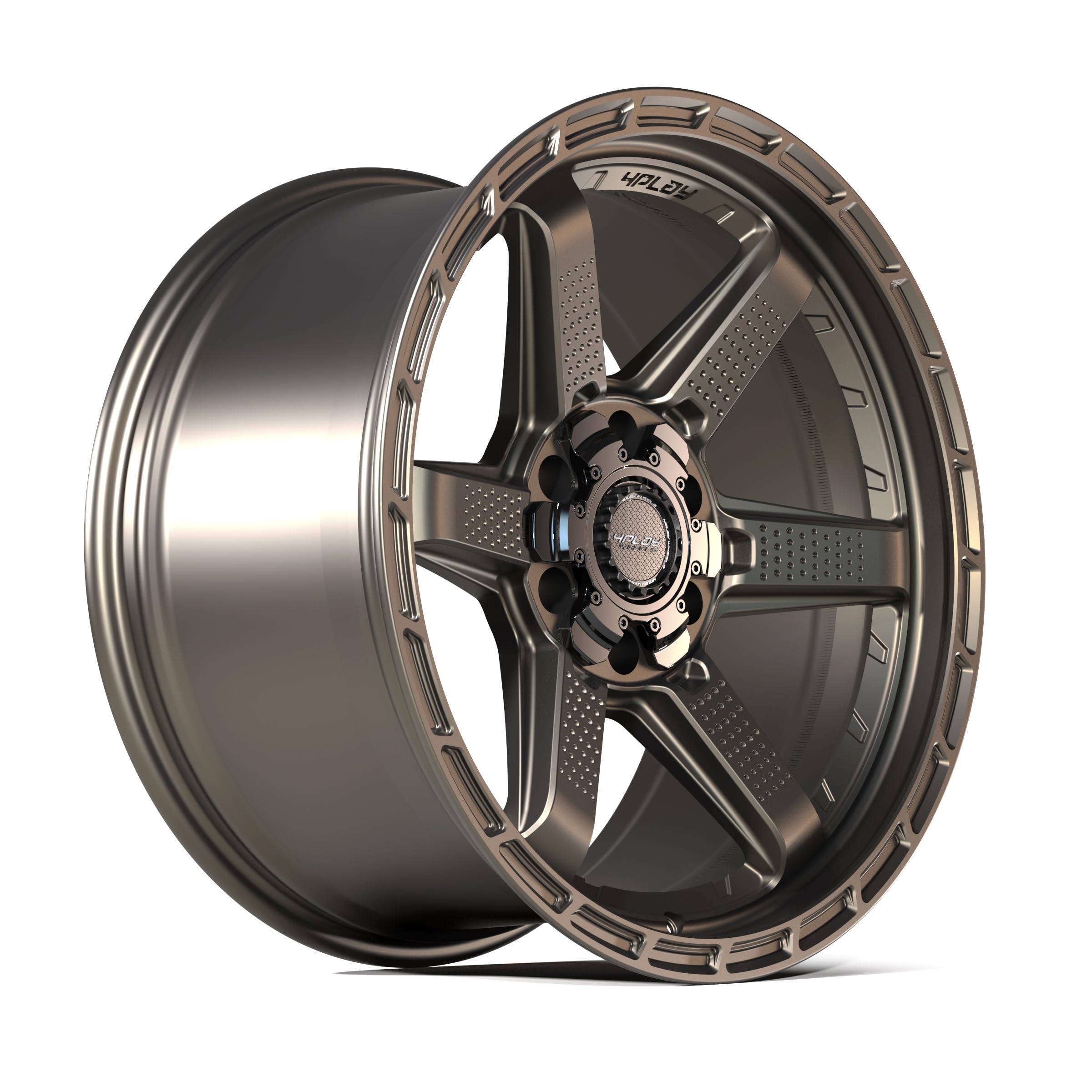 4PLAY 4PS63 Wheels 18 Inch Rim Fits 6x135 & 6x139.7 Satin Bronze (1)