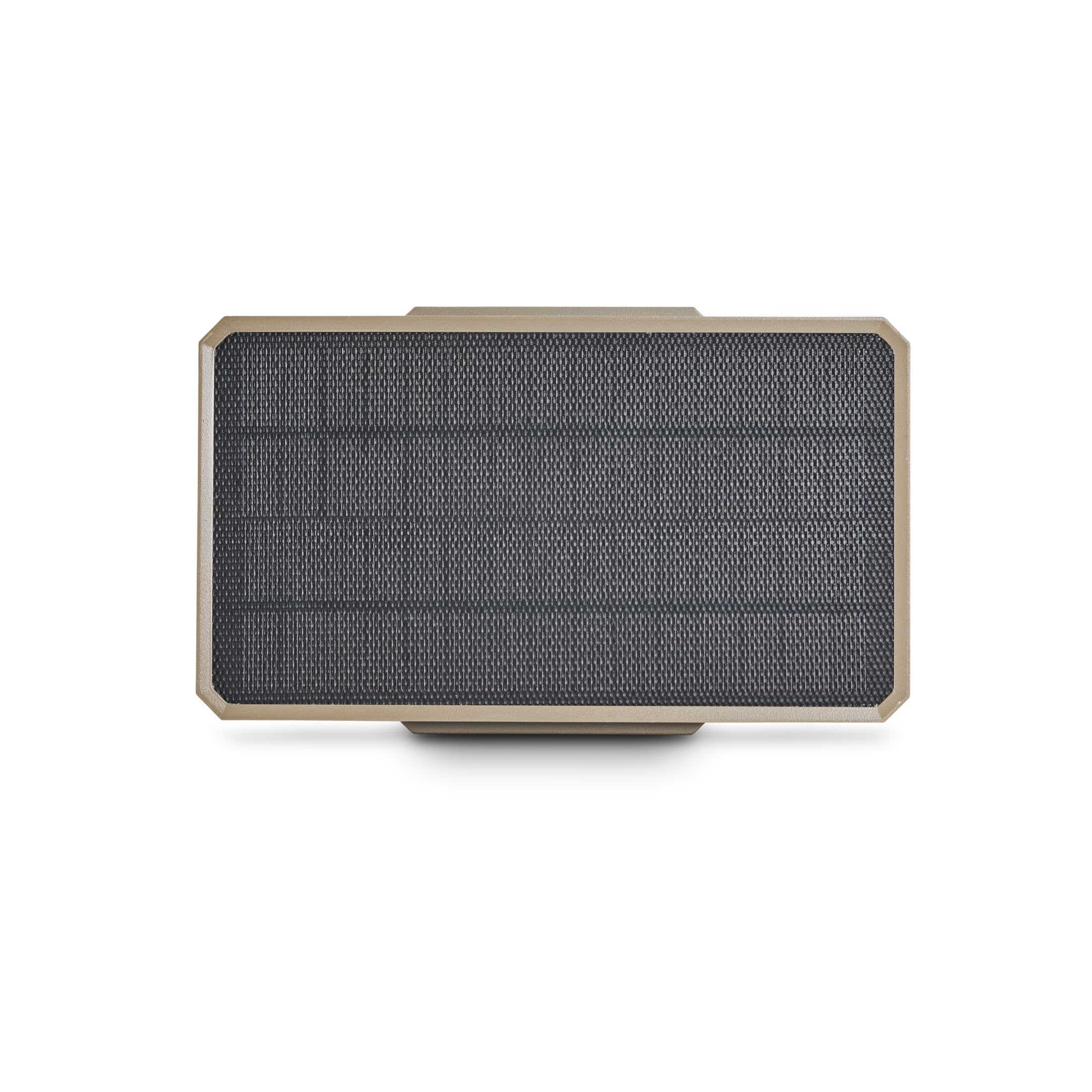 Moultrie - Power Pack Solar Panel - 3.4W - Gen 2 Solar Panel with Battery for Trail Cameras and Deer Feeders - 7.2v, 3350mAh