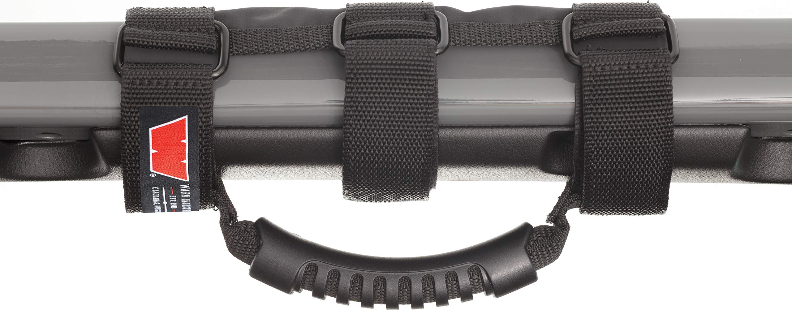 102653 WARN Epic Trail Gear: Rubber Grip Grab Handles for Roll Cage/Bar, 1 Pair