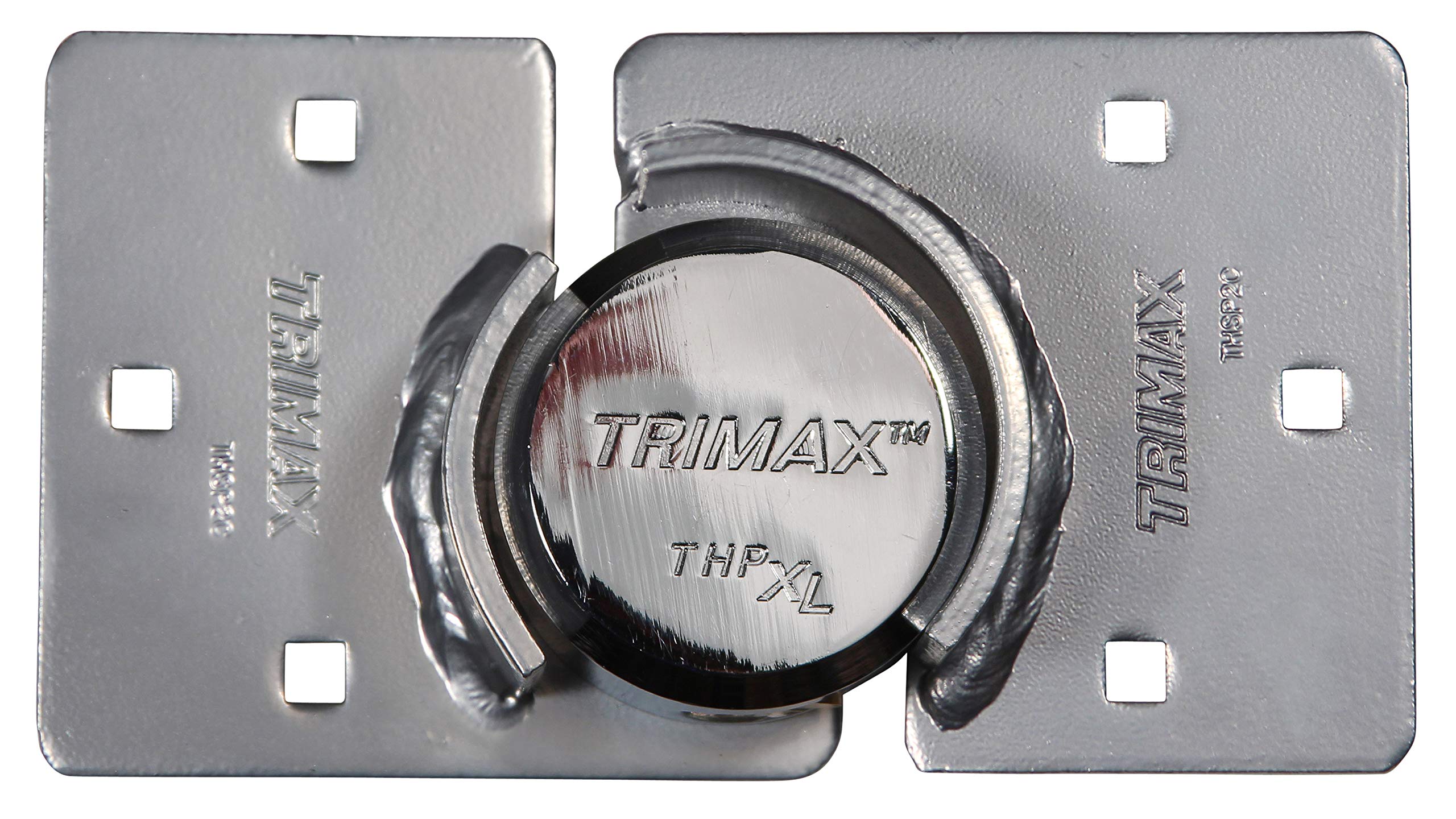 Hockey Puck Trimax THSP2C Internal Shackle Door Hasp - 2 Piece