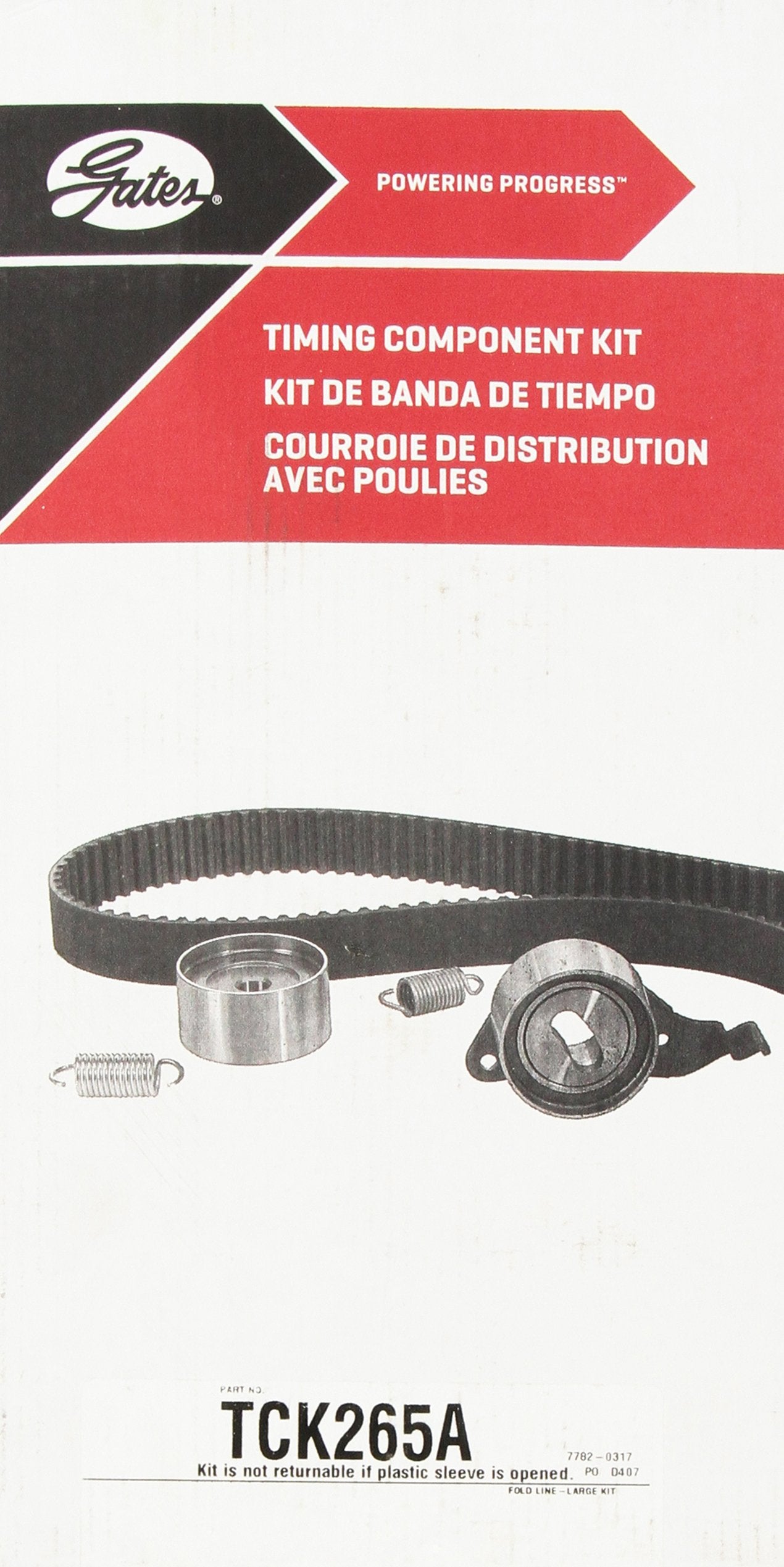 PowerGrip Gates TCK265A Premium Timing Belt Component Kit