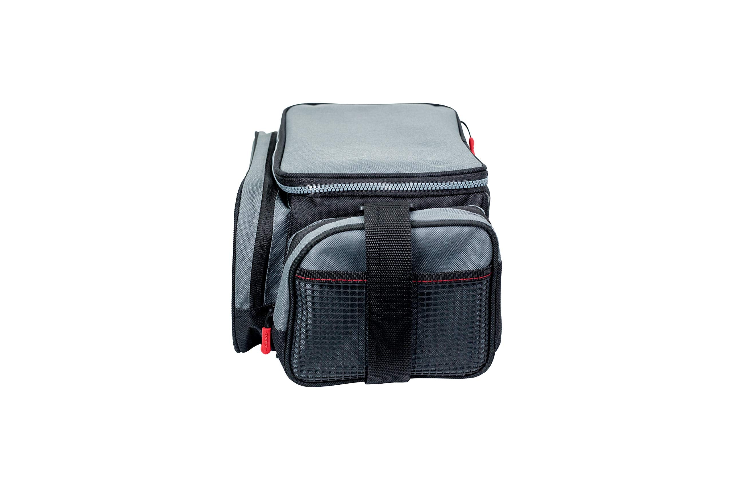 Plano 3600 Weekend Series Tackle Case, Medium, Gray Fabric, Includes 2 Stowaway Utility Storage Boxes for Fishing Baits & Lures, Premium Soft Fishing Storage