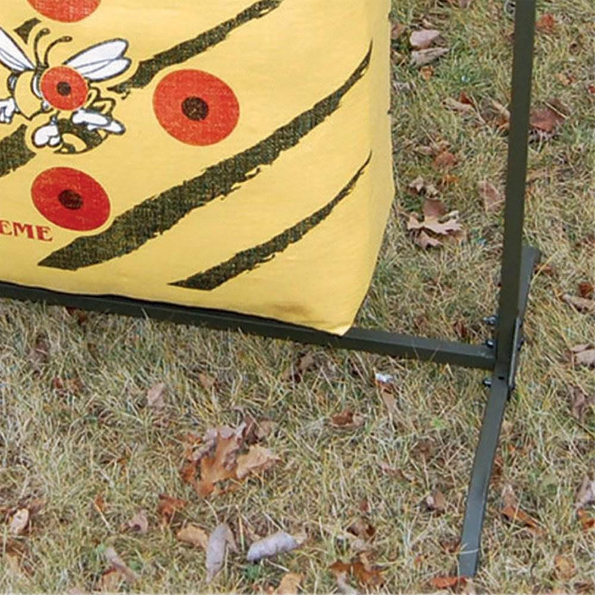 Bag Target Stand HME for Indoor and Outdoor Bow Hunting Practice & Archery Training Durable Adjustable Bag Holder with Stabilizer Pin and Raised Leg Design, Olive