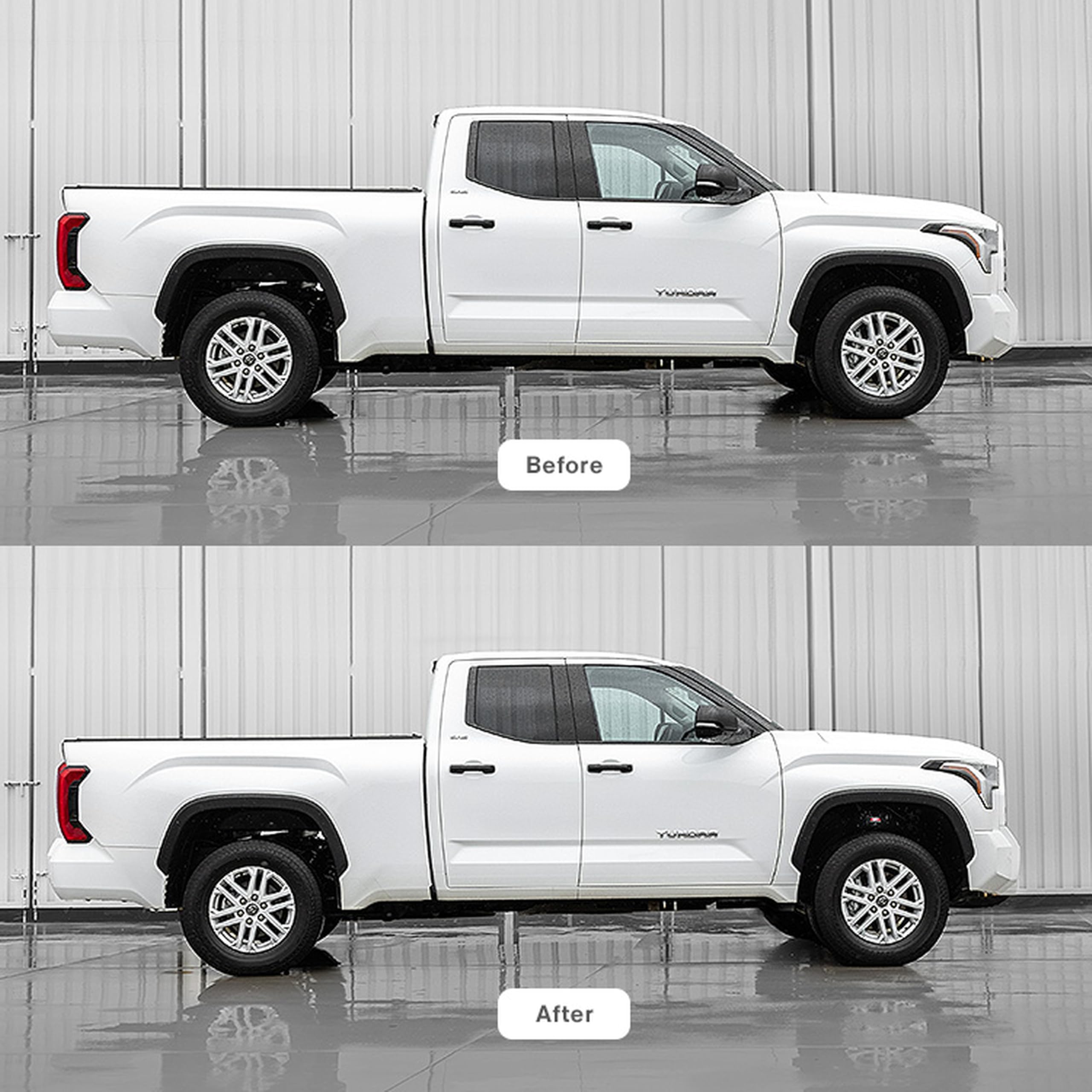 SUSPENSION DOMINATOR BY CAMBURG: 1.5" Lift Kit, 6061-T6 Billet Aluminum, Red Anodized, Compatible with 2WD/4WD 2022-2024 Toyota Tundra (Excludes TRD)