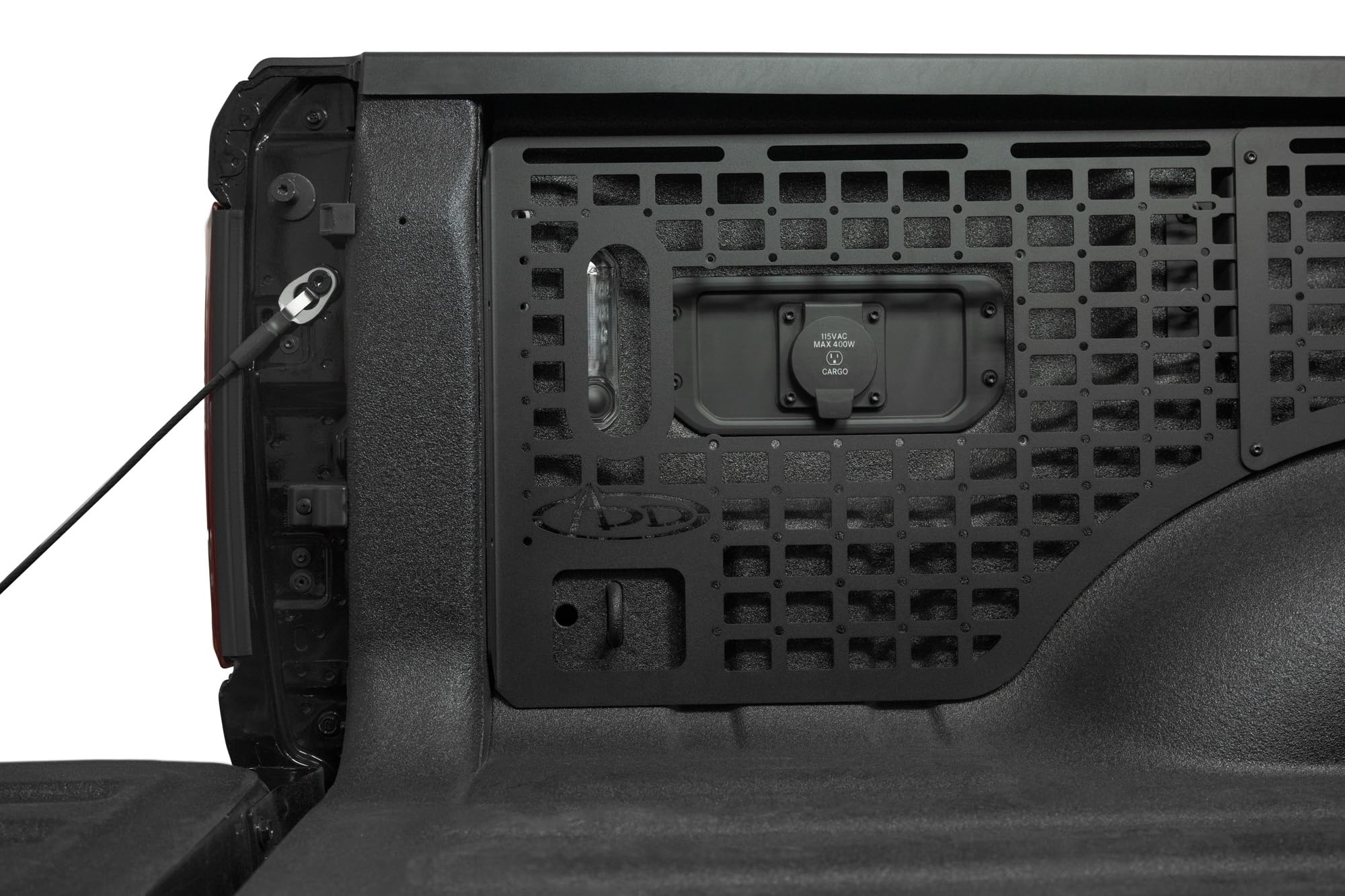Offroad Bed Side Molle Panels ADD for 2019-2025 Ram 1500, TRX, & RHO | Driver Side Molle Panel Kit | Offers Diverse Mounting Solutions | Retains Factory Tie-Down Access | Made in The USA (RHO)