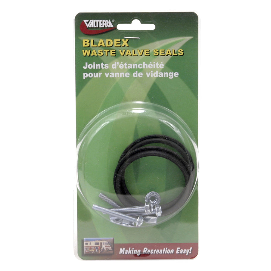 Valterra Go Power! T1002-9VP Valterra Bladex Waste Valve Seals - 2', Black