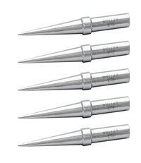 Weller WE1010 Genuine Soldering Tips (TETS-5), Conical, 0.016"/0.4 mm, 5 PCS