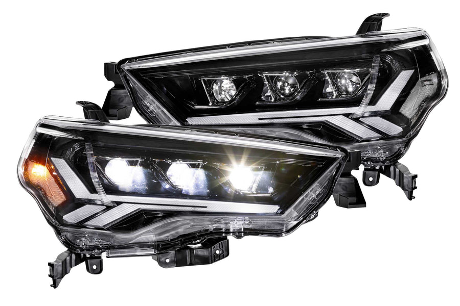Carbide LED Headlights GTR Lighting Fits 14-20 Toyota 4Runner (Pair/Amber Sidemarker)
