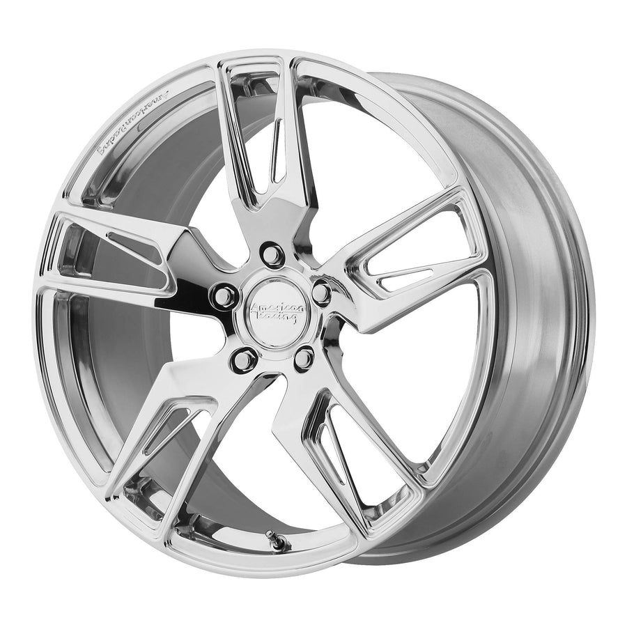 FORGED AMERICAN RACING VF100 SCALPEL Polished Wheel (19 x 9.5 inches /5 x 72 mm, 56 mm Offset)