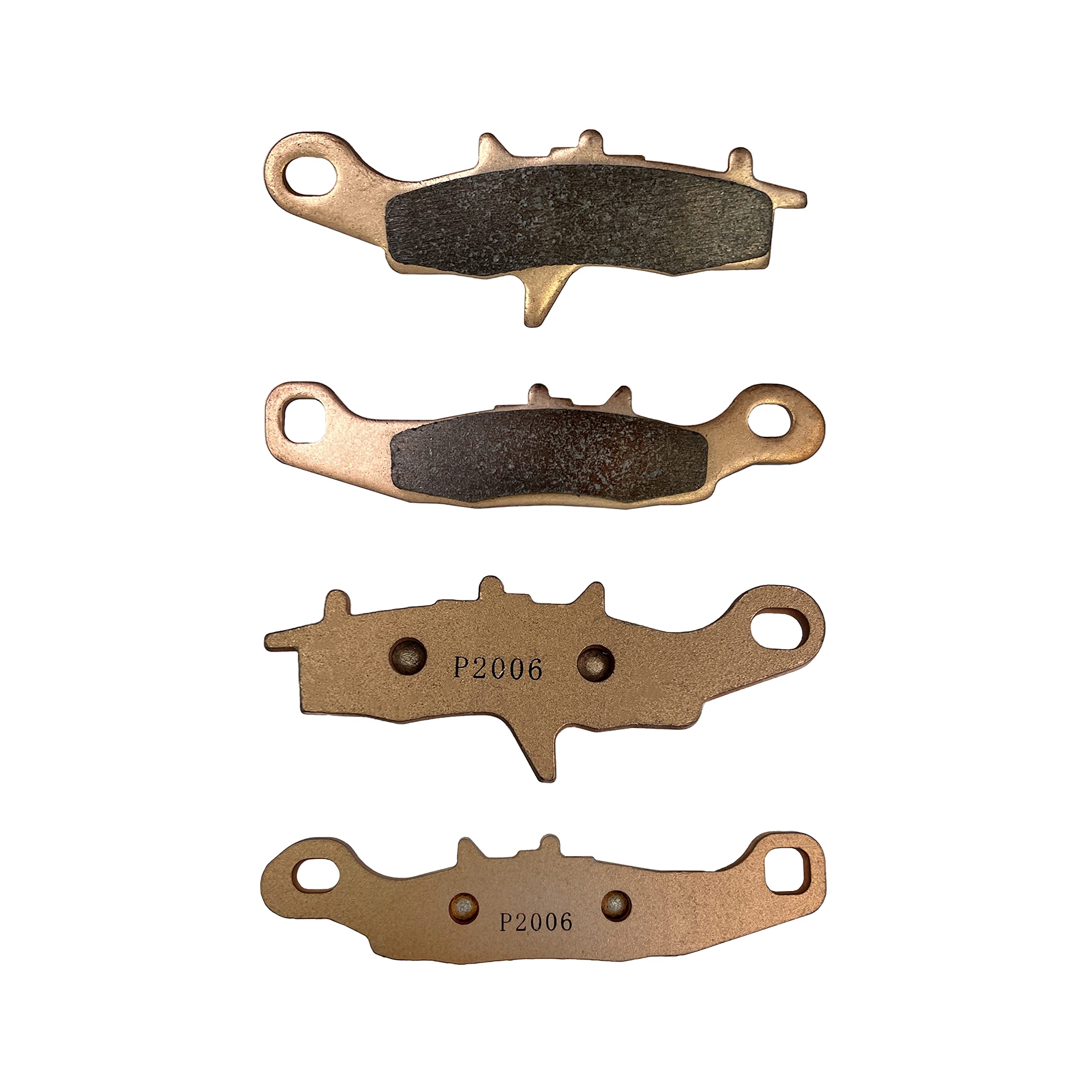 Demon Front Right Powersports Sintered Brake Pads for Kawasaki Prairie/Brute Force/KFX, High Density Sintered Metallic Material For Better Grip, Reduced Brake Fade (See Fitment Details in Description)