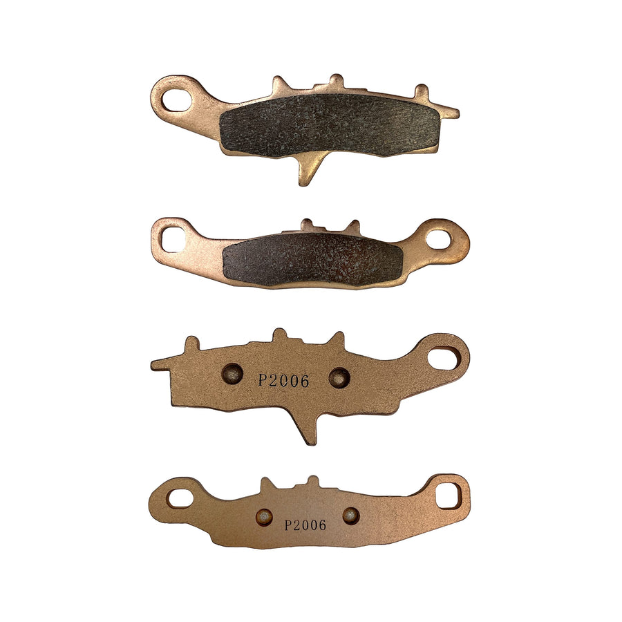 Demon Front Right Powersports Sintered Brake Pads for Kawasaki Prairie/Brute Force/KFX, High Density Sintered Metallic Material For Better Grip, Reduced Brake Fade (See Fitment Details in Description)