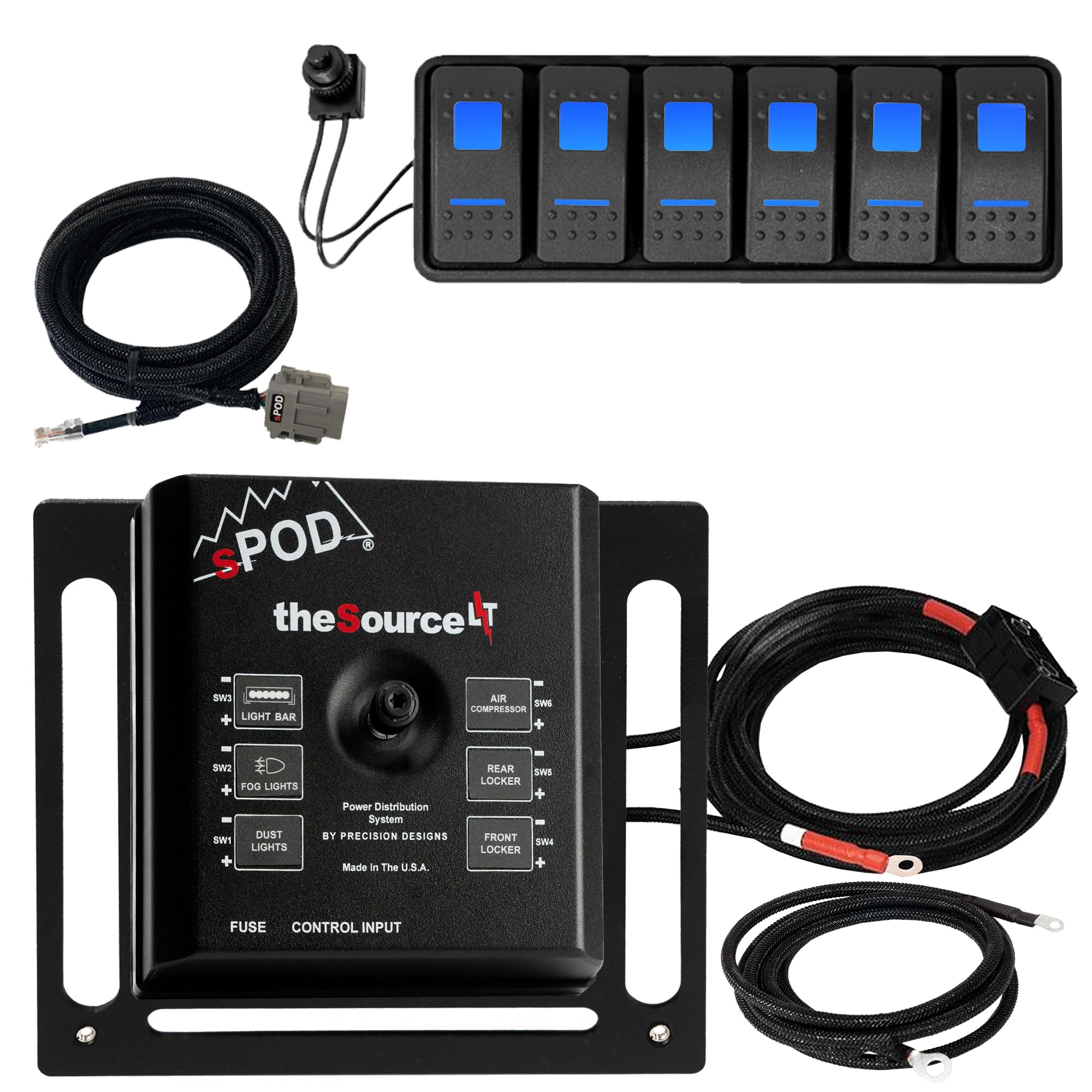 Modular SourceLT w/Blue LED for Uni with 84 Inch Battery Cables