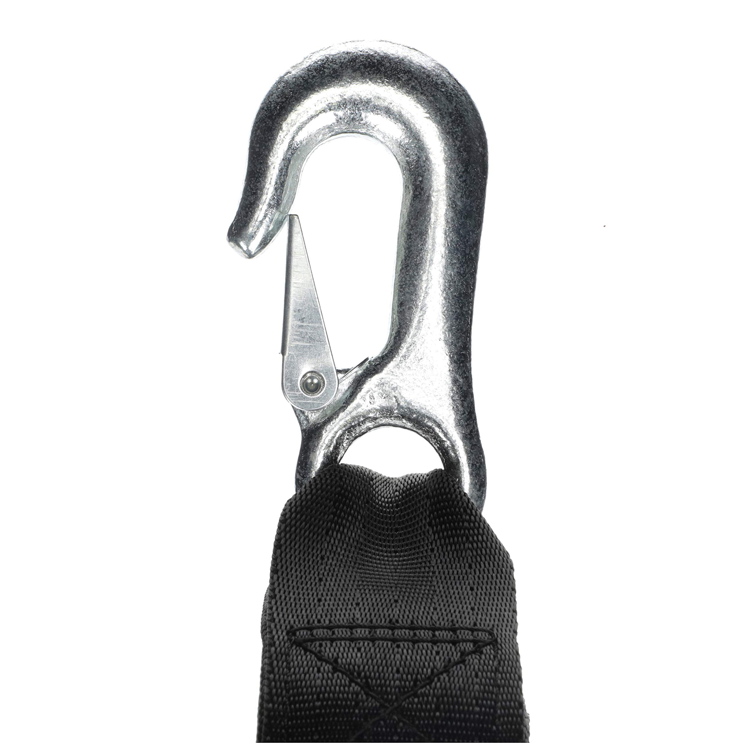 Trailer Winch Strap Attwood 11147-7, Sewn-Loop End, 20 Feet Long, Rated for Winches Up to 2,000 Pounds, Forged Steel Snap Hook