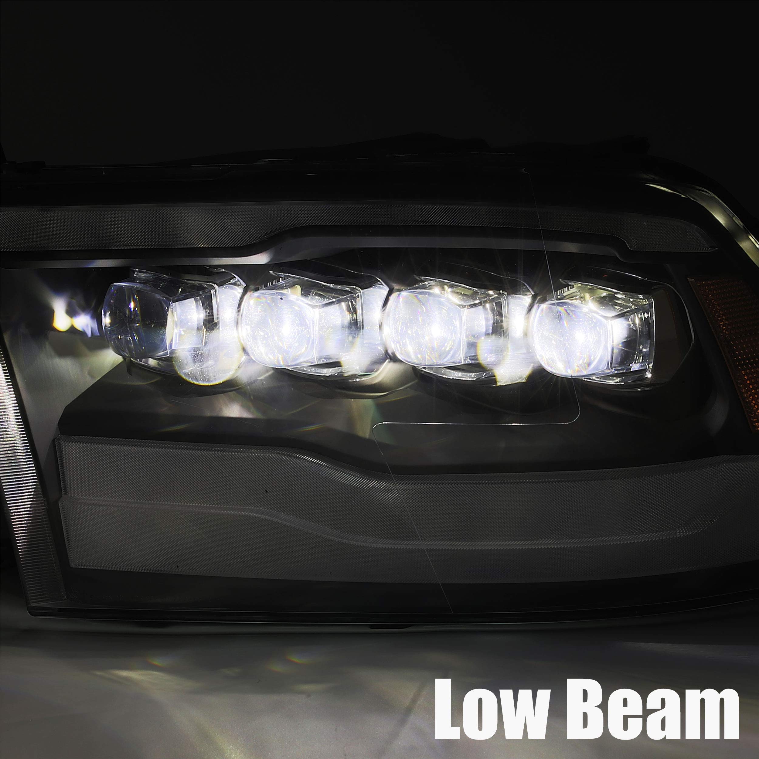 880591 AlphaRex USA Nova Series LED Projector Headlights fits Dodge Ram 1500,Clear