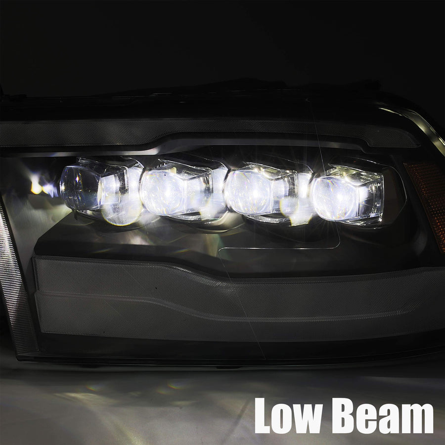 880591 AlphaRex USA Nova Series LED Projector Headlights fits Dodge Ram 1500,Clear