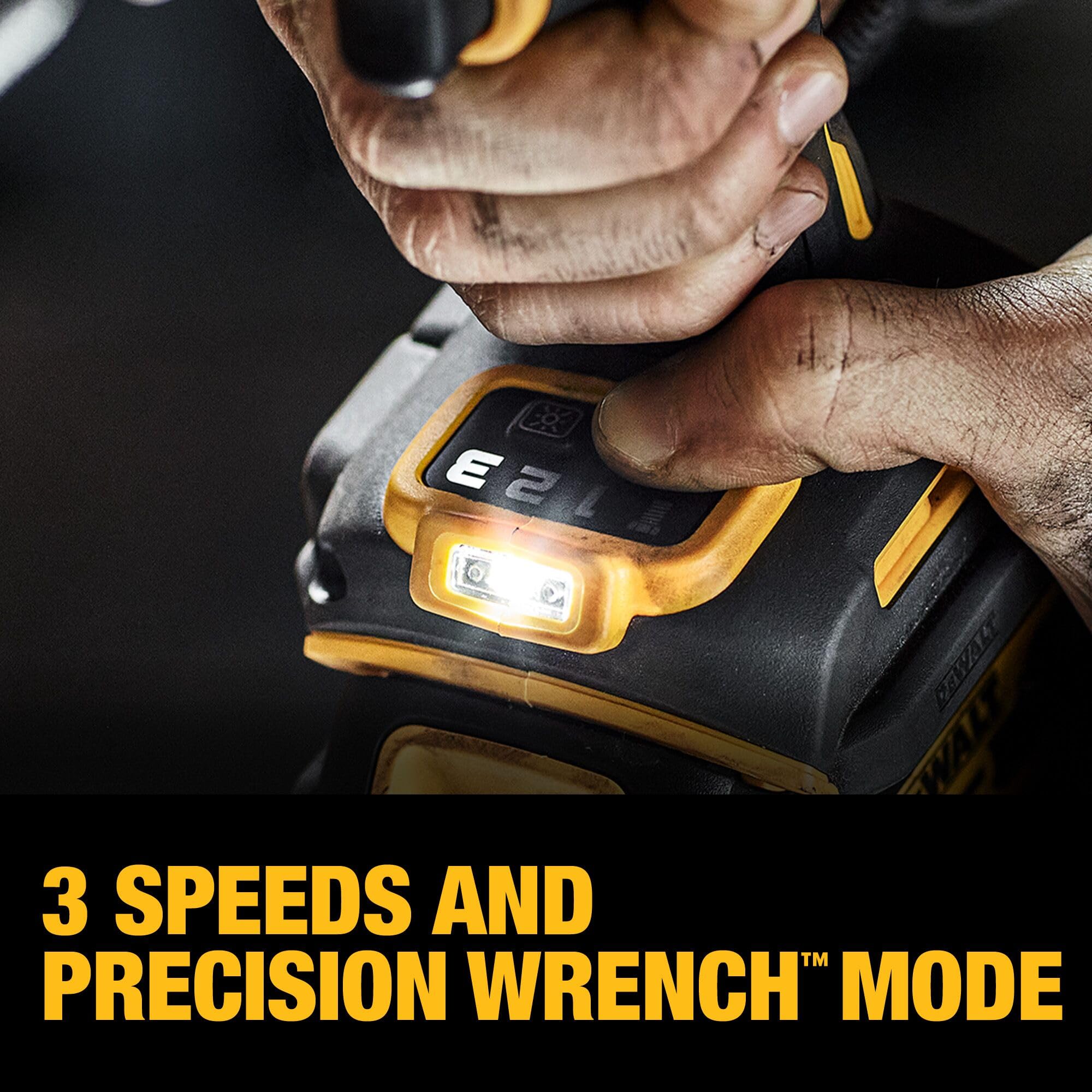20V MAX XR DEWALT Cordless Impact Wrench Kit with POWERSTACK Battery and Charger (DCF964GH1)