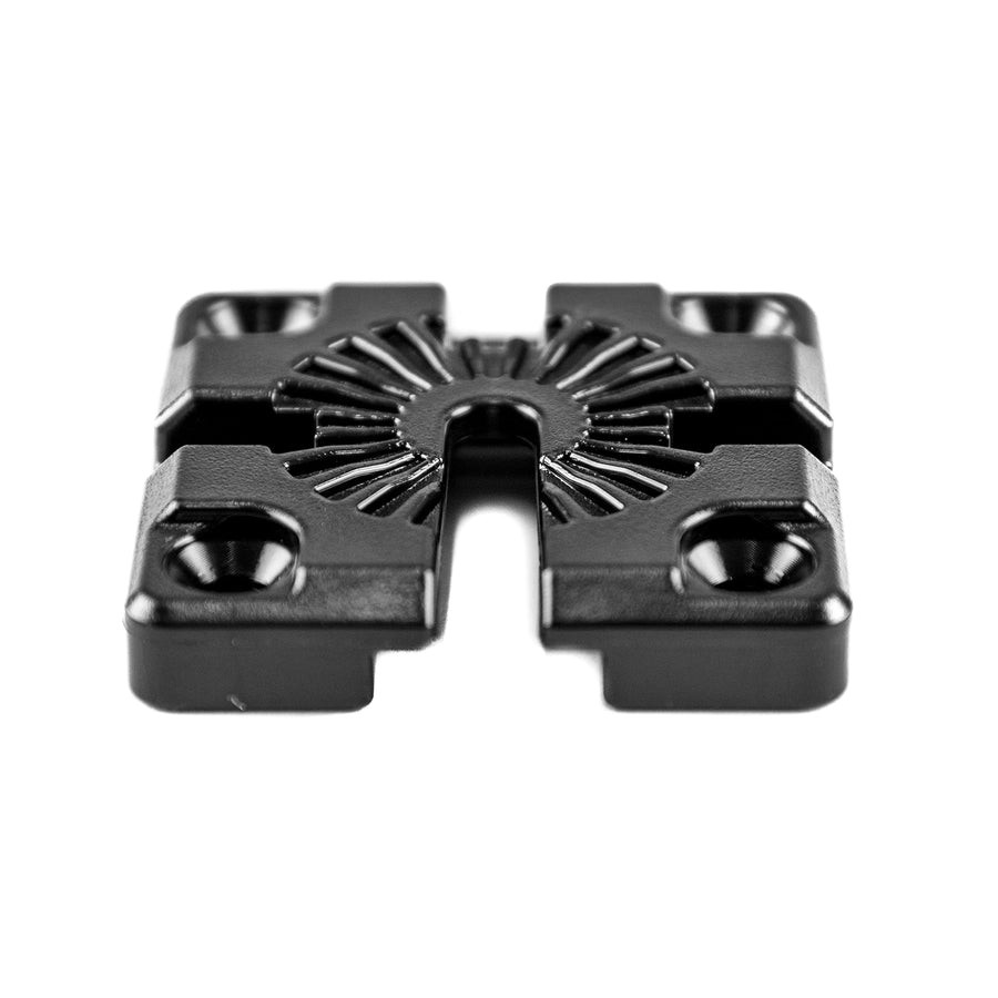 YakAttack MightyMount GridLoc | Low-Profile Kayak Track Mount Base | for GridLoc BlackPak Pro & Watercraft Installs | Compact Mounting Footprint | Works with Track-Mounted Accessories | Made in USA
