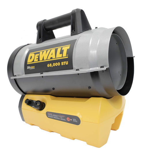 Hybrid DEWALT 68,000 BTU Portable Forced Air Propane Heater, Yellow (DXH70CFAV) - Canada
