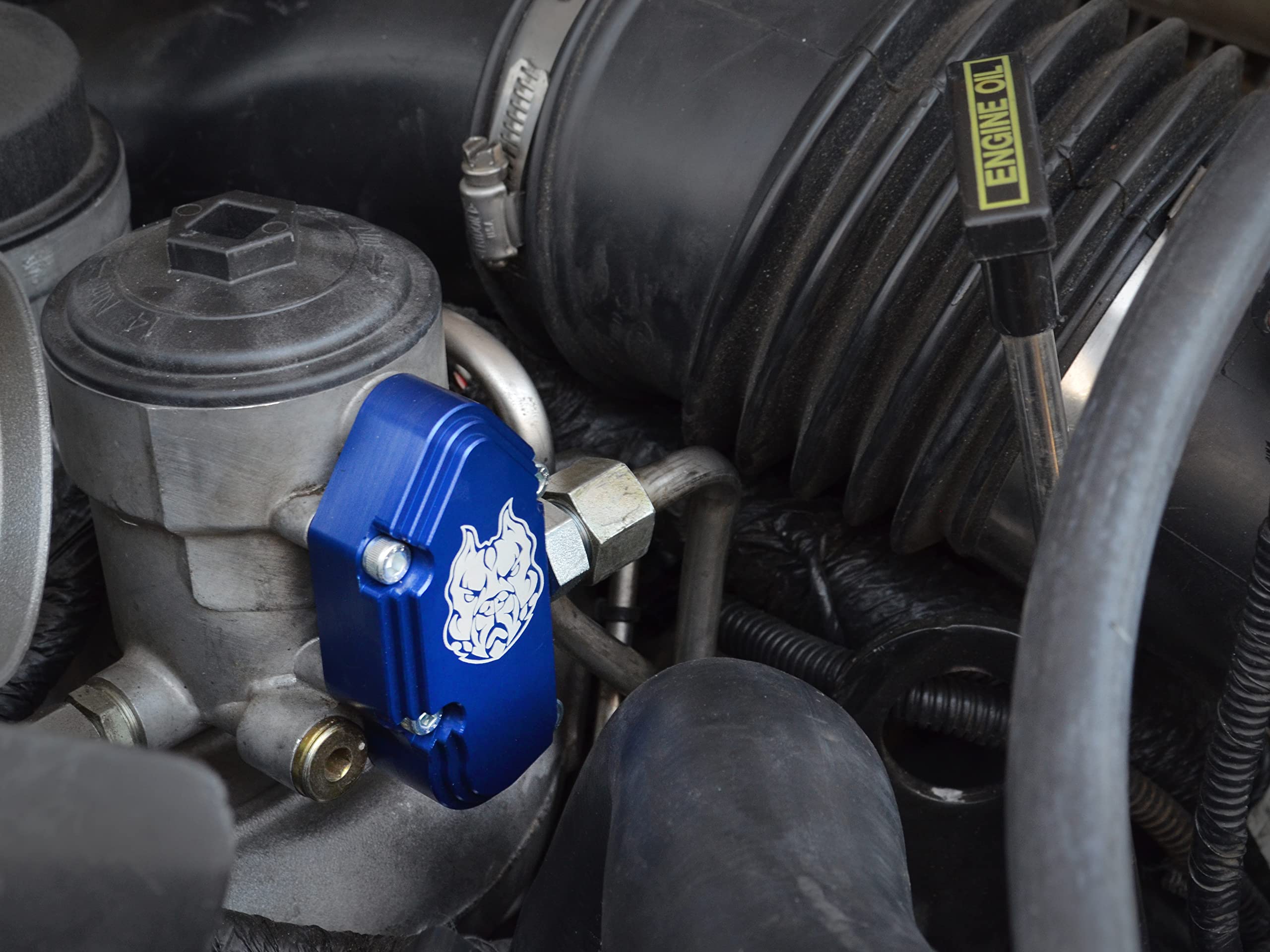 Sinister Diesel Blue Spring Kit - Fuel Regulator Kit with Billet Spring Housing - 2003-2007 Ford Blue Spring Kit 6.0 Powerstroke – Fast Install – Replace OE # 3C3Z-9T517-AG 3C3Z9T517AG