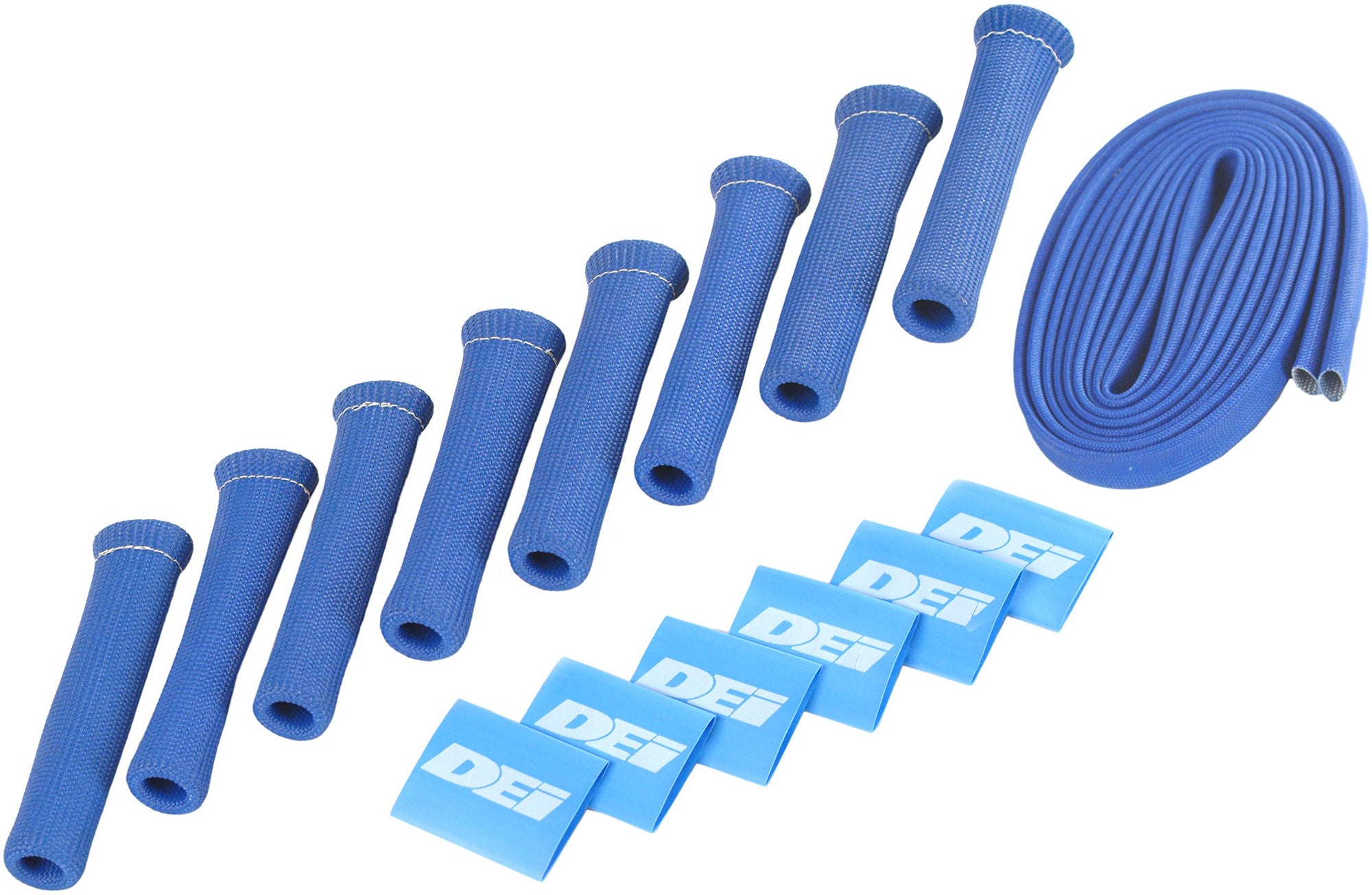 Design Engineering Protect-A-Boot and Wire 010732 Blue 8-Cylinder Kit for Spark Plug Boot and Wire Protection