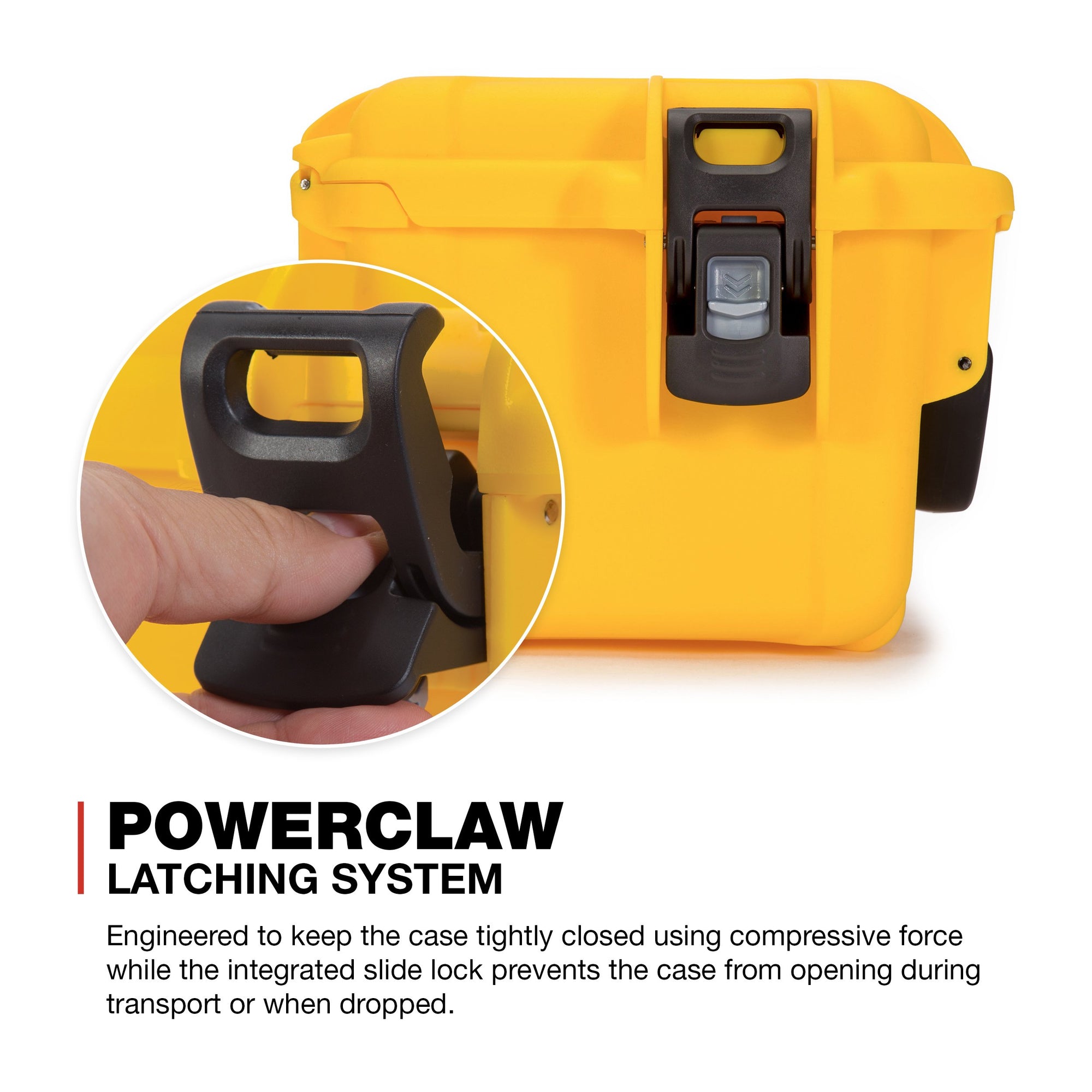 Waterproof Nanuk 908 Hard Case - Yellow