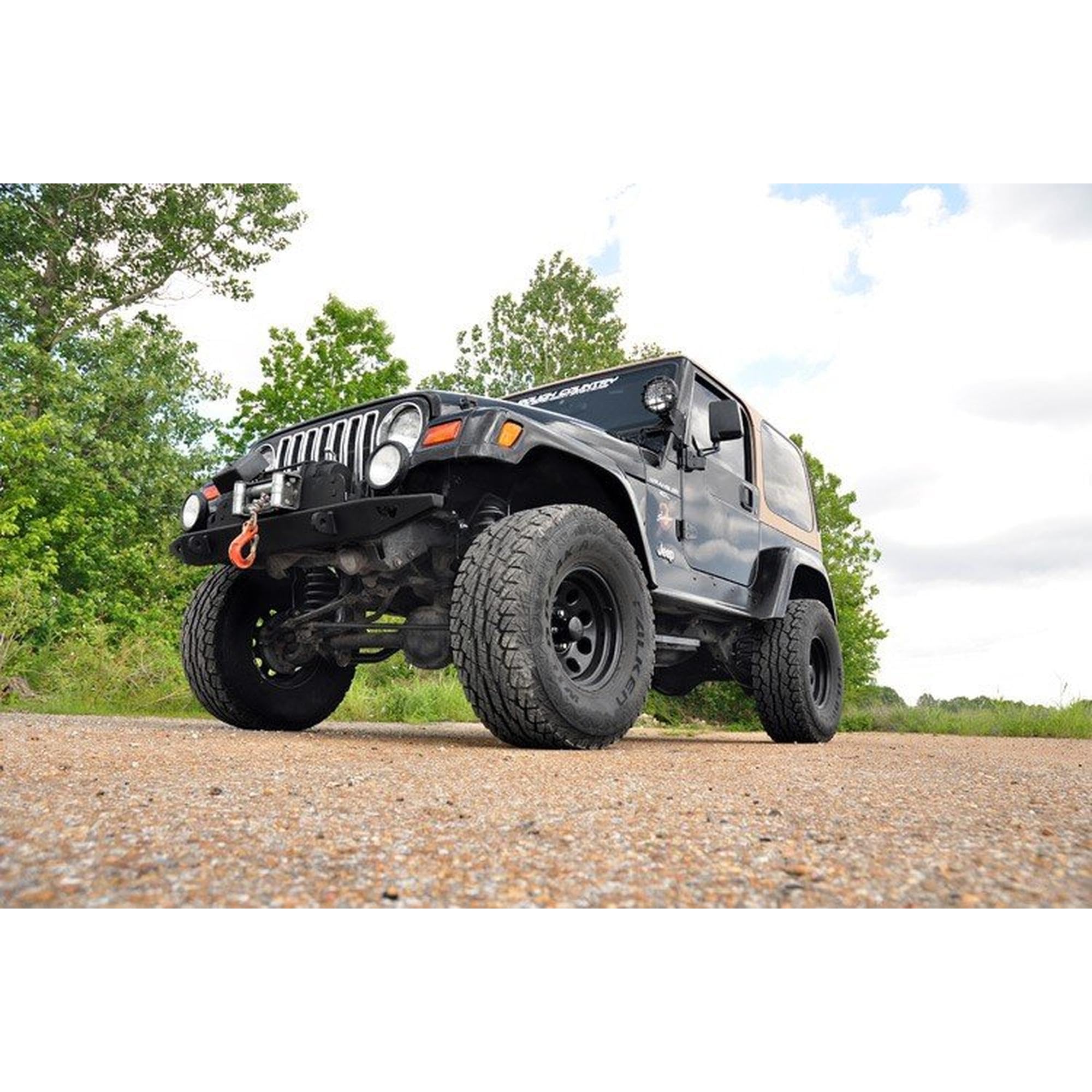 4" Lift Kit Rough Country for 1997-2002 Jeep Wrangler TJ 4WD - 90640