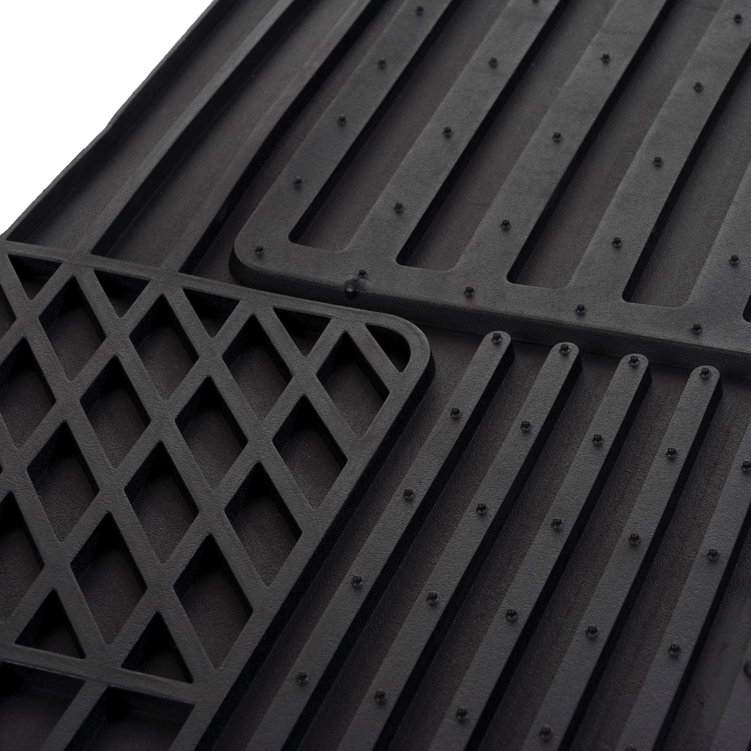 Rugged Ridge Floor Liner Set Universal Trim to Fit | 4-Piece Set, Black | 12987.90 | Universal Fit