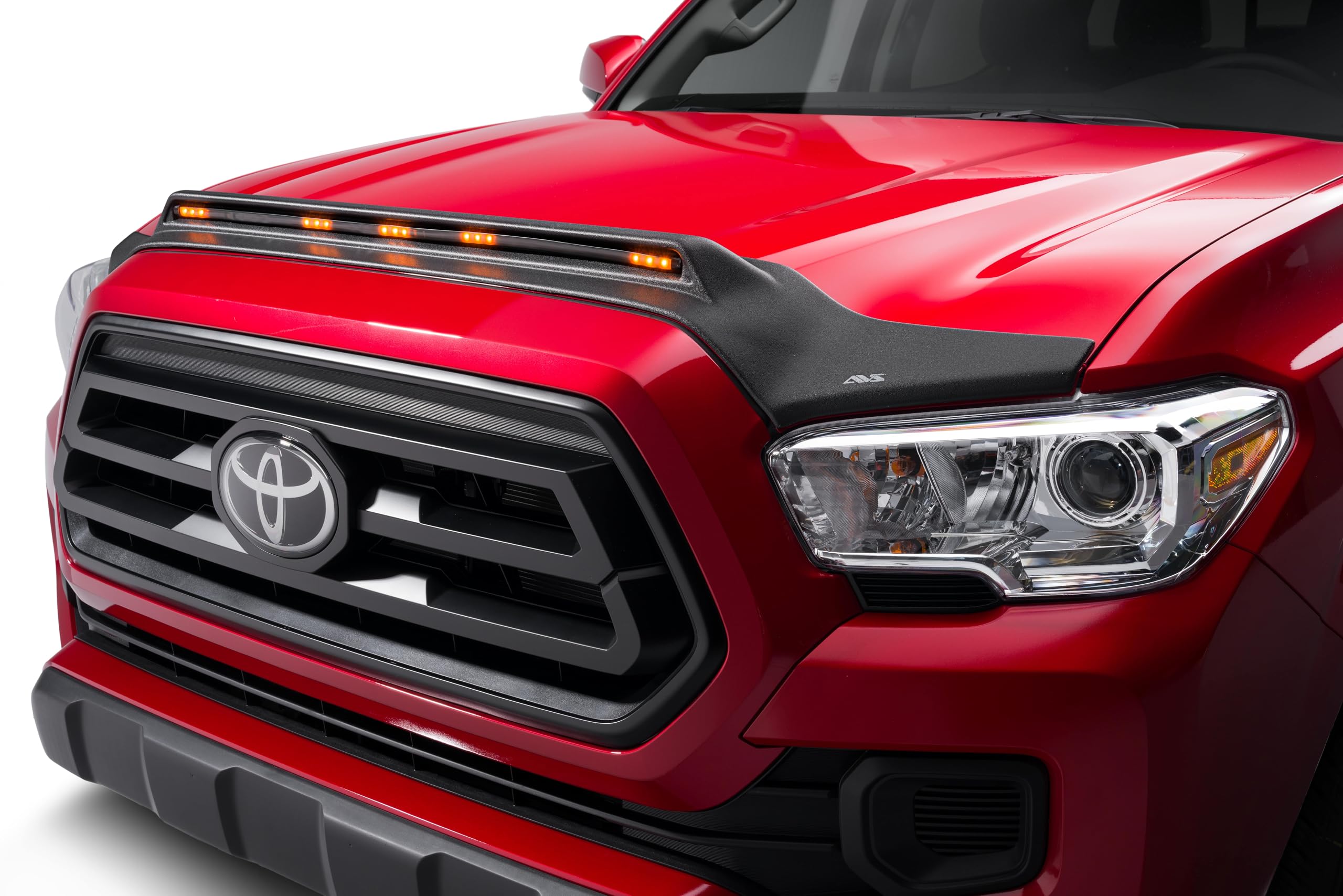 Aeroskin Auto Ventshade Hood Lightshield/Protector | Fits 2014-2019 GMC Sierra 1500 (2019 Limited) | Low Profile Deflector/Bug Shield - 1 pc., Textured Black | 753075