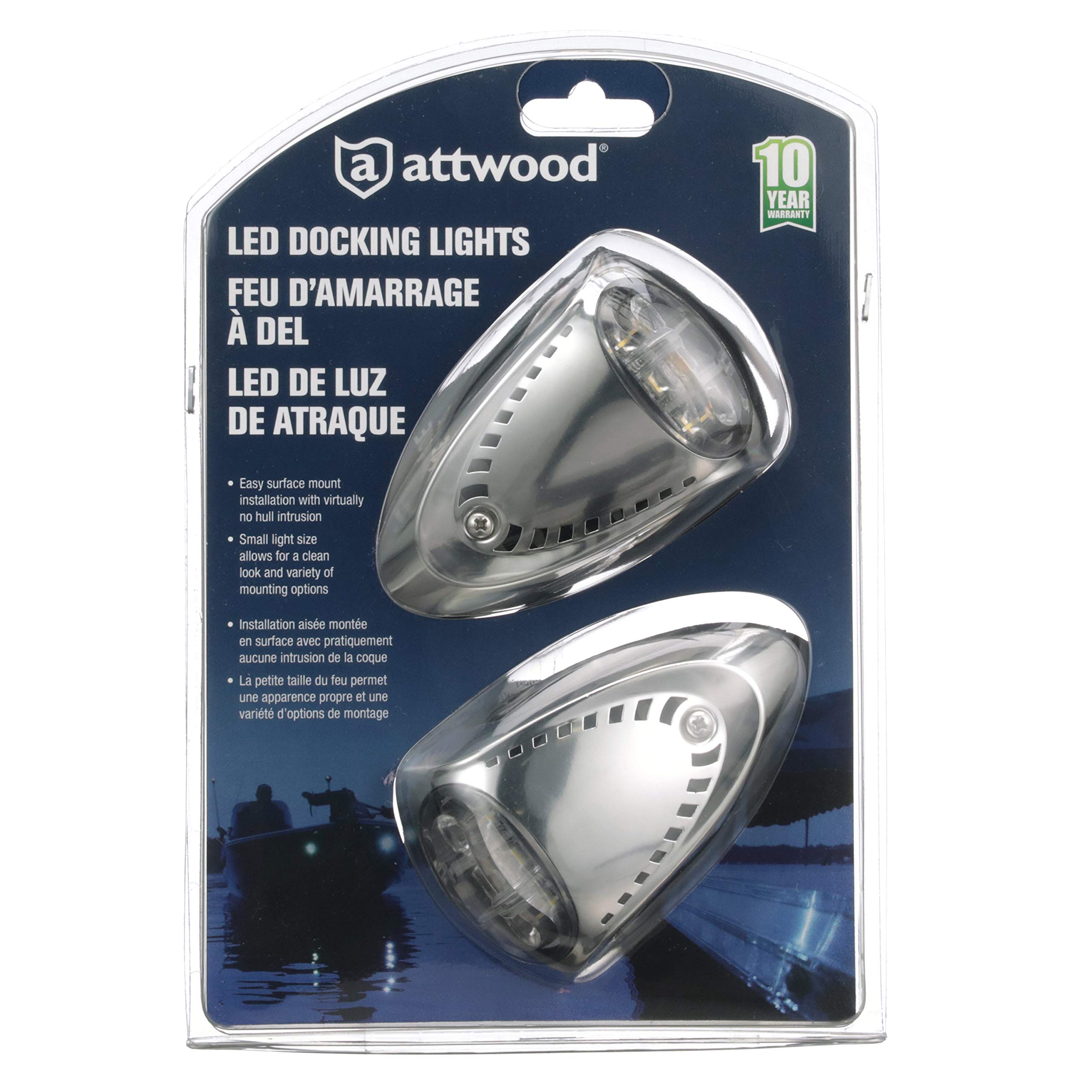 Universal attwood Marine Boat LED Docking Lights, One Size