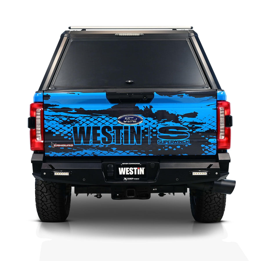 Westin EXP 16-14685 Truck Cap with Solid Front Glass fits 2023-2026 F-250 F-350 Crew Cab 6.8' Bed Matte Black