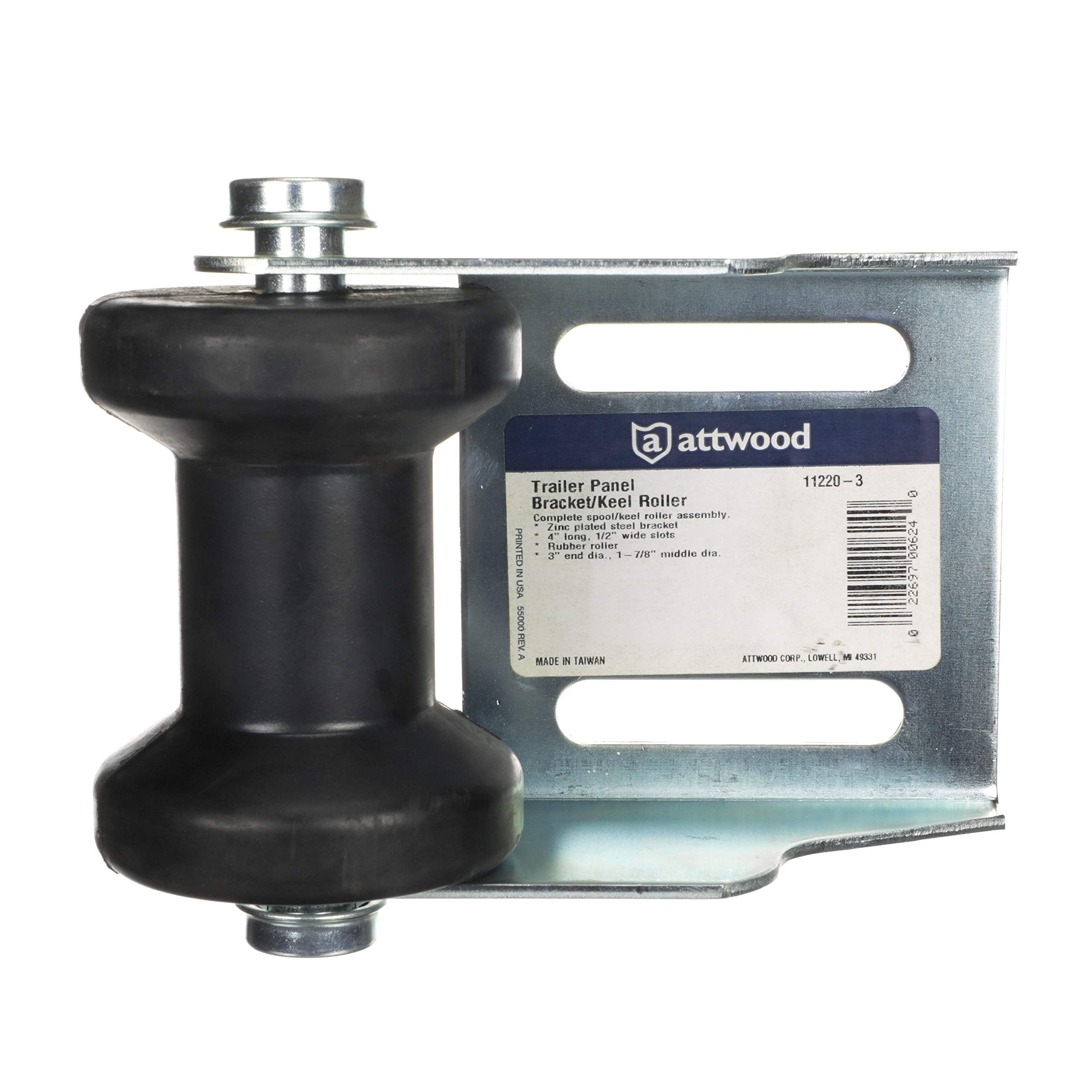 Roller Panel Attwood 11220-3 Spool/Keel Bracket Roller Assembly (11210 roller and 11252 bracket)