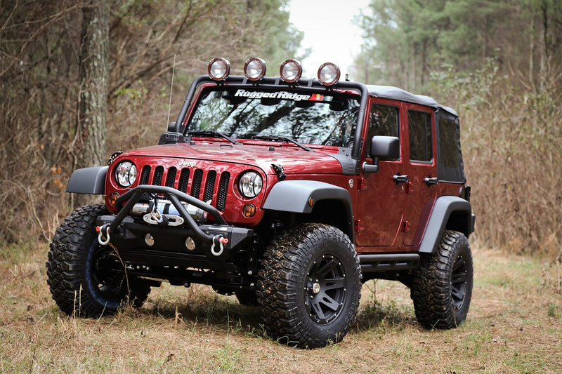 11609.30 | OMIX-Ada | Fender Flare Kit, 4 Piece, Factory Style | Fits 2007-2018 Jeep Wrangler JK