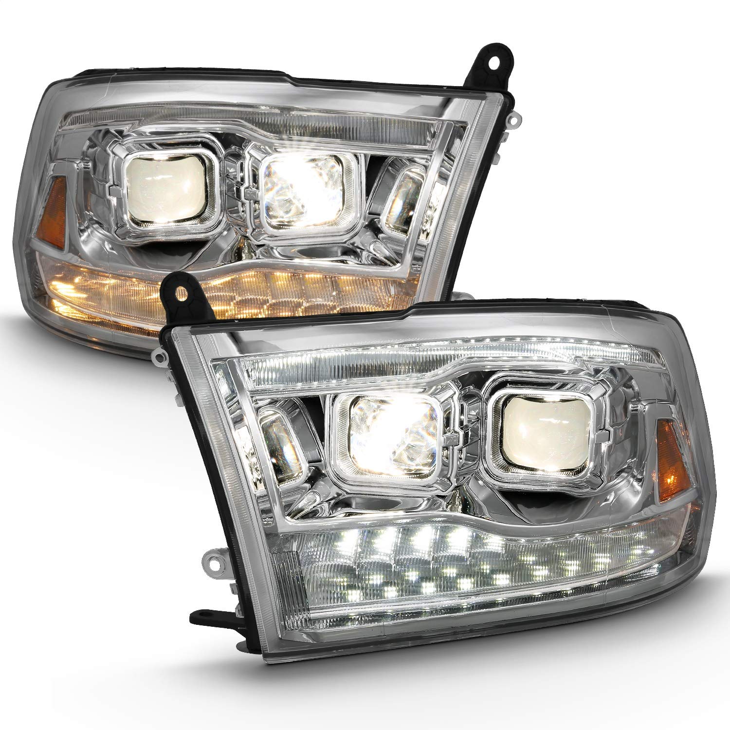 111441 Anzo USA Projector Headlamps Fits Dodge Ram 1500