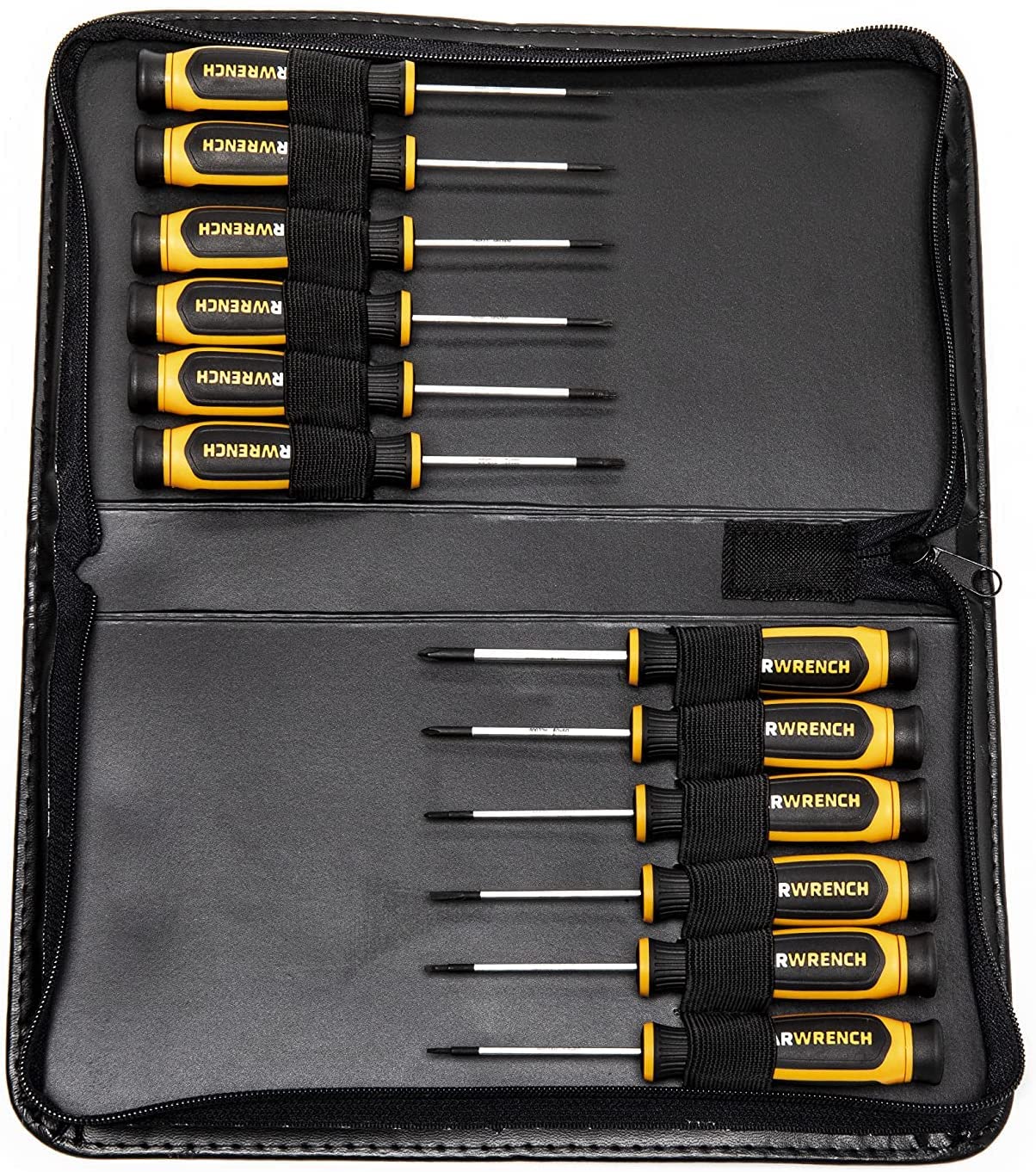 12 Pc. GEARWRENCH Phillips/Slotted/Torx Mini Dual Material Screwdriver Set - 80057H