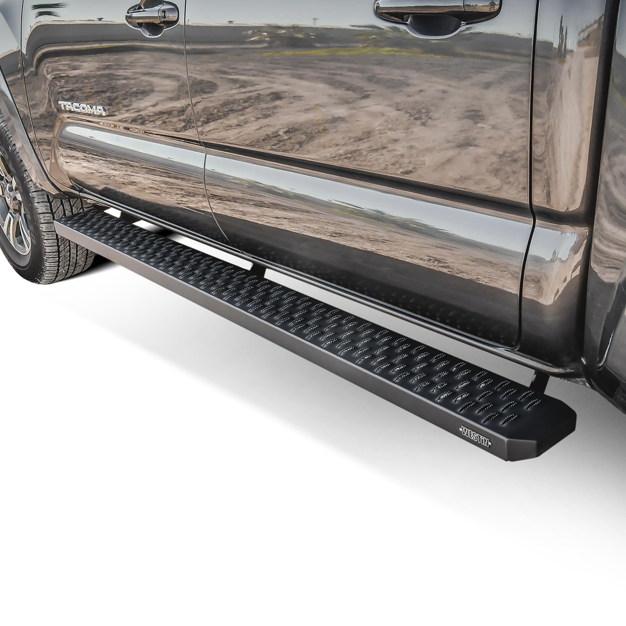 27-74735 Westin Grate Steps Running Boards 79 in. Textured Black Pair (Required Mounting Kit Sold Separately)