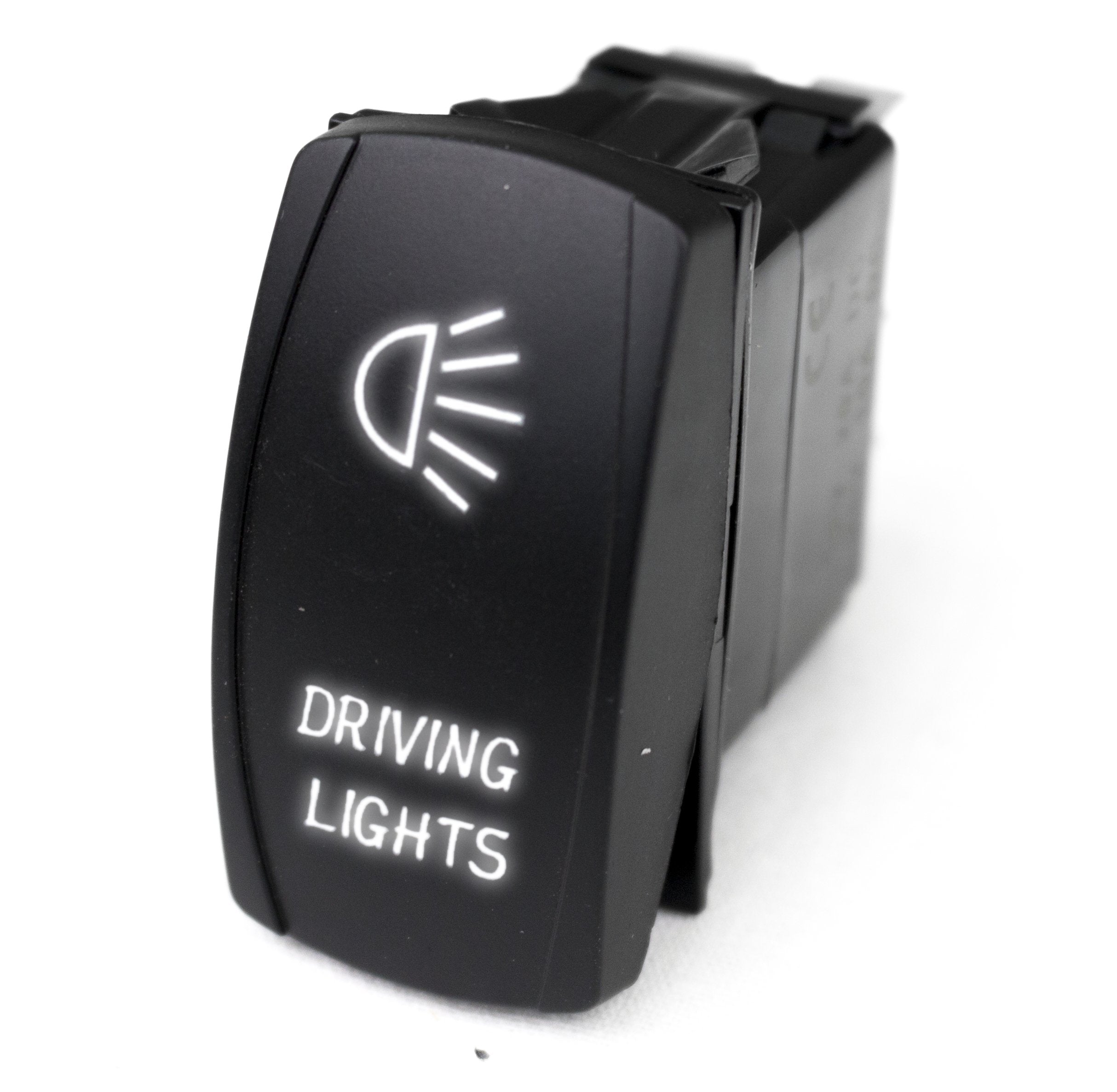 Rocker Switch Race Sport LED with White LED Radiance - Driving Lights