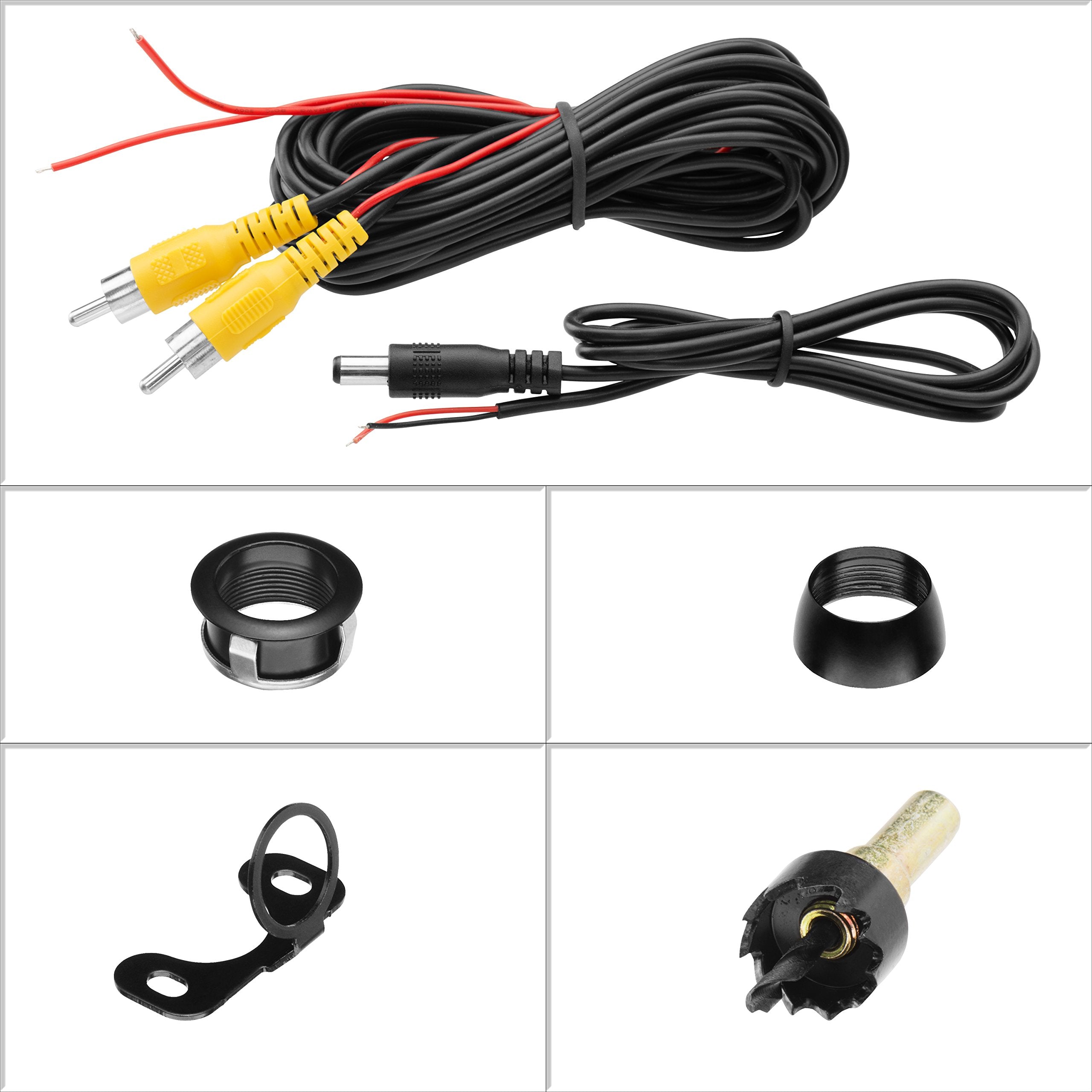 Sound Storm Laboratories Backup Reverse Camera SRC50 Car Rearview - 170° Wide Angle View, Low Light Friendly, for Pickup Truck RV Trailers Camper