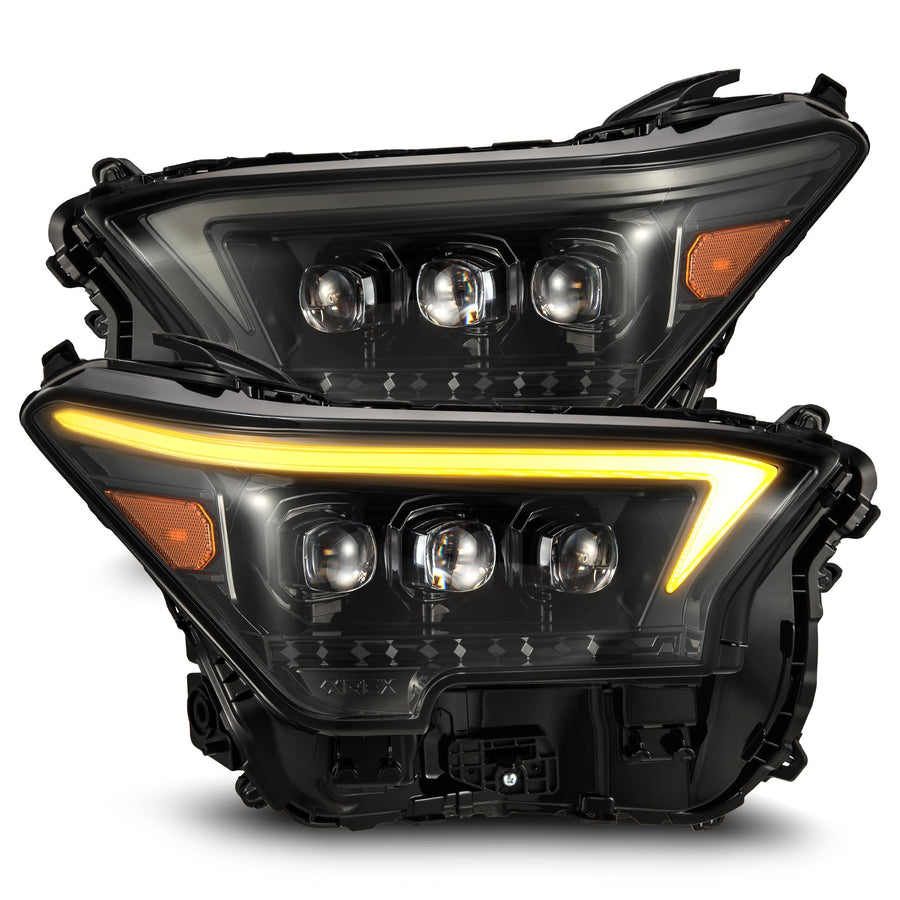AlphaRex LED Projector Headlights for Tacoma 24-25 /25-up 4Runner OG-Style NOVA-Series Alpha-Black