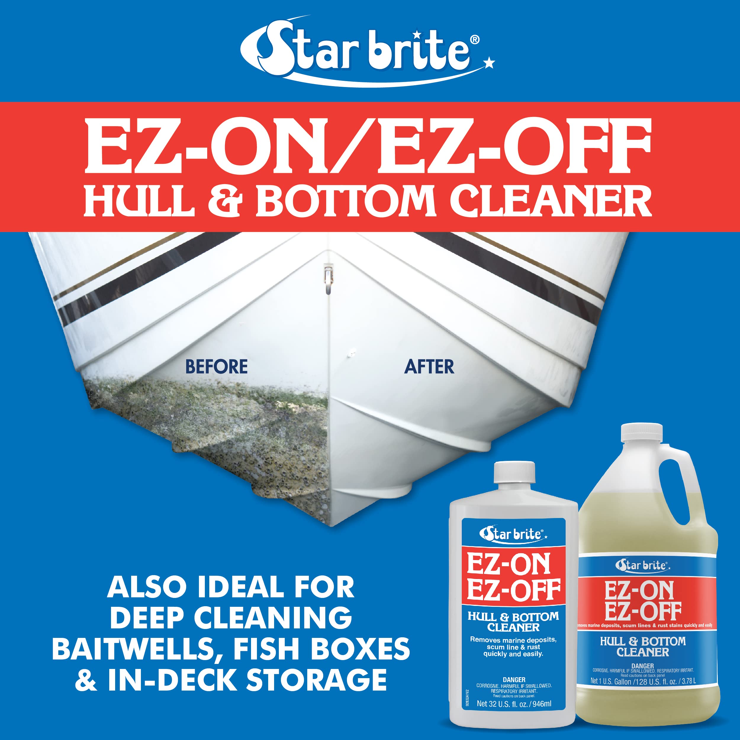 EZ-OFF EZ-ON STAR BRITE Hull & Bottom Cleaner - 32 OZ (092832)