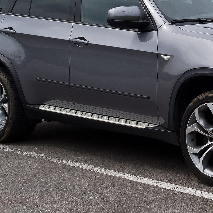Aluminum Side Step Bars Spec-D Tuning Running Boards Compatible with 2007-2013 BMW E70 X5