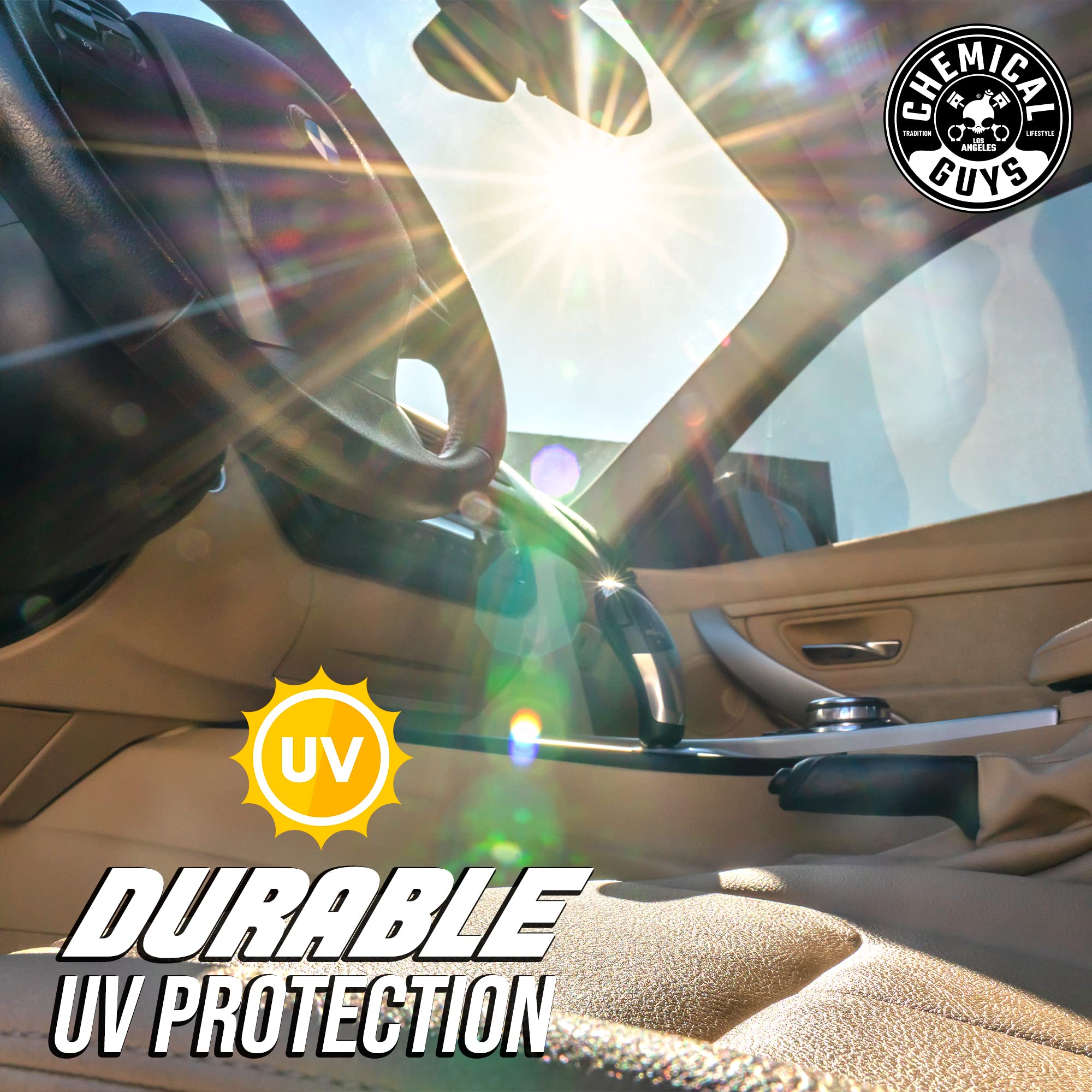 Chemical Guys HydroLeather SPI22916 Ceramic Leather Protective Coating for Car Interiors, Furniture, Apparel, Boots, and More (Works on Natural, Synthetic, Pleather, Faux Leather and More) (16 fl oz)