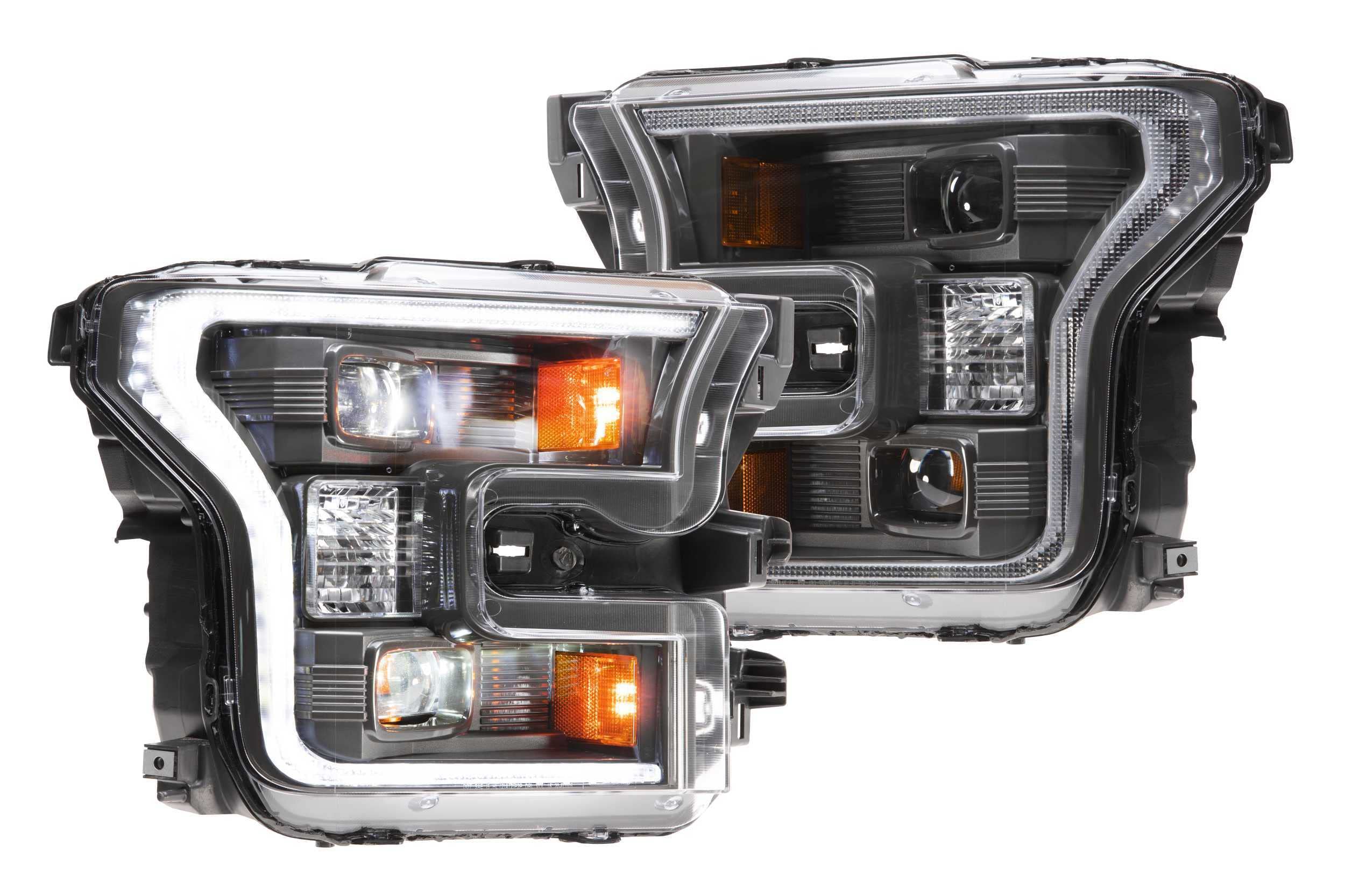 Morimoto XB LED Hybrid Headlights Fits Ford F-150 2015-2017 and Raptor 17-20, Plug and Play Headlight Assemblies (LF550.2)