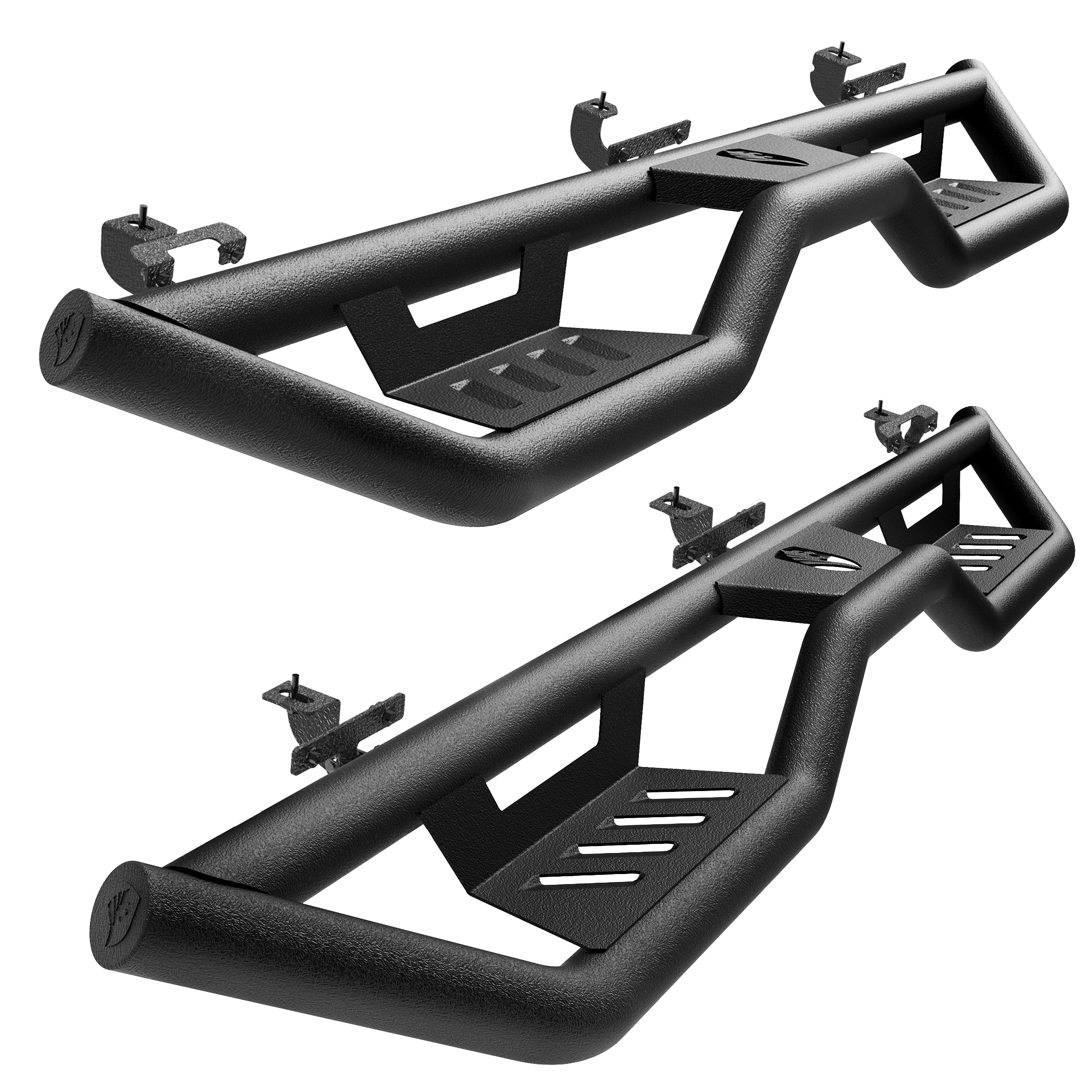 Tyger Auto Running Boards Tyger Kobra Compatible with 2018-2026 Jeep Wrangler JL 4-Door (Not Fit JK) | TG-KB2J25003 | Textured Black Drop Step Rail