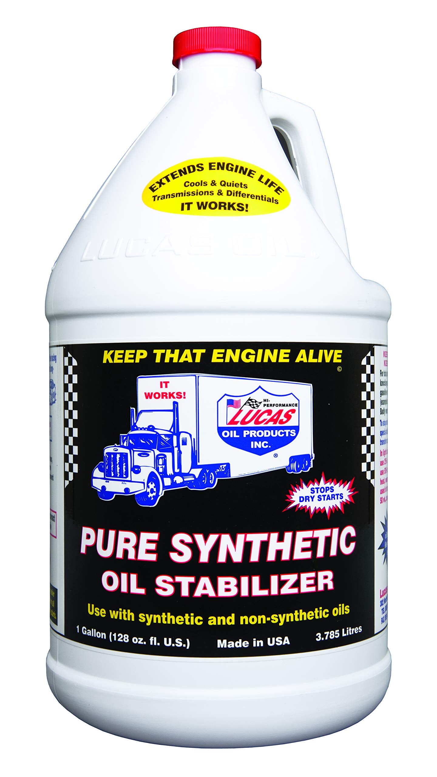 Case of 4 Lucas Oil Engine Oil Additives Synthetic Oil Stabilizer