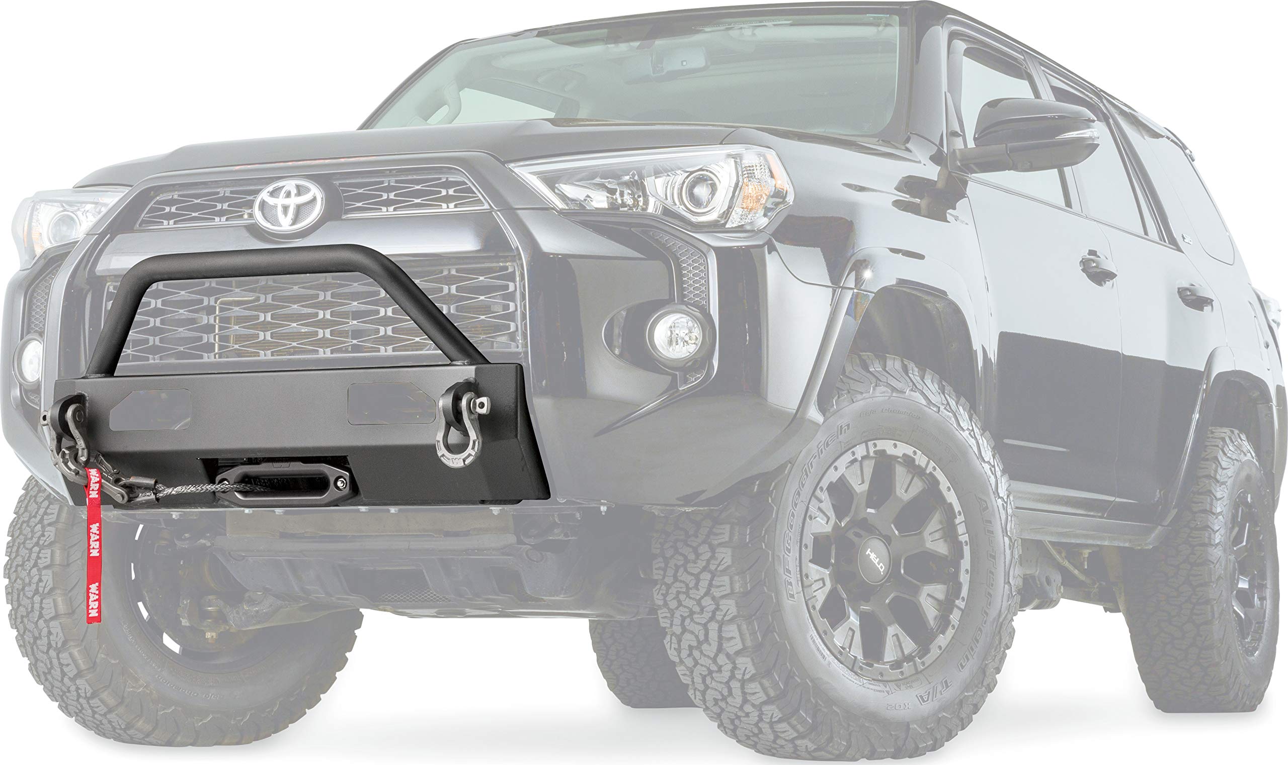 100022 WARN Semi-Hidden Fixed Winch Mount, Fits: 4Runner Toyota (2014-2023)