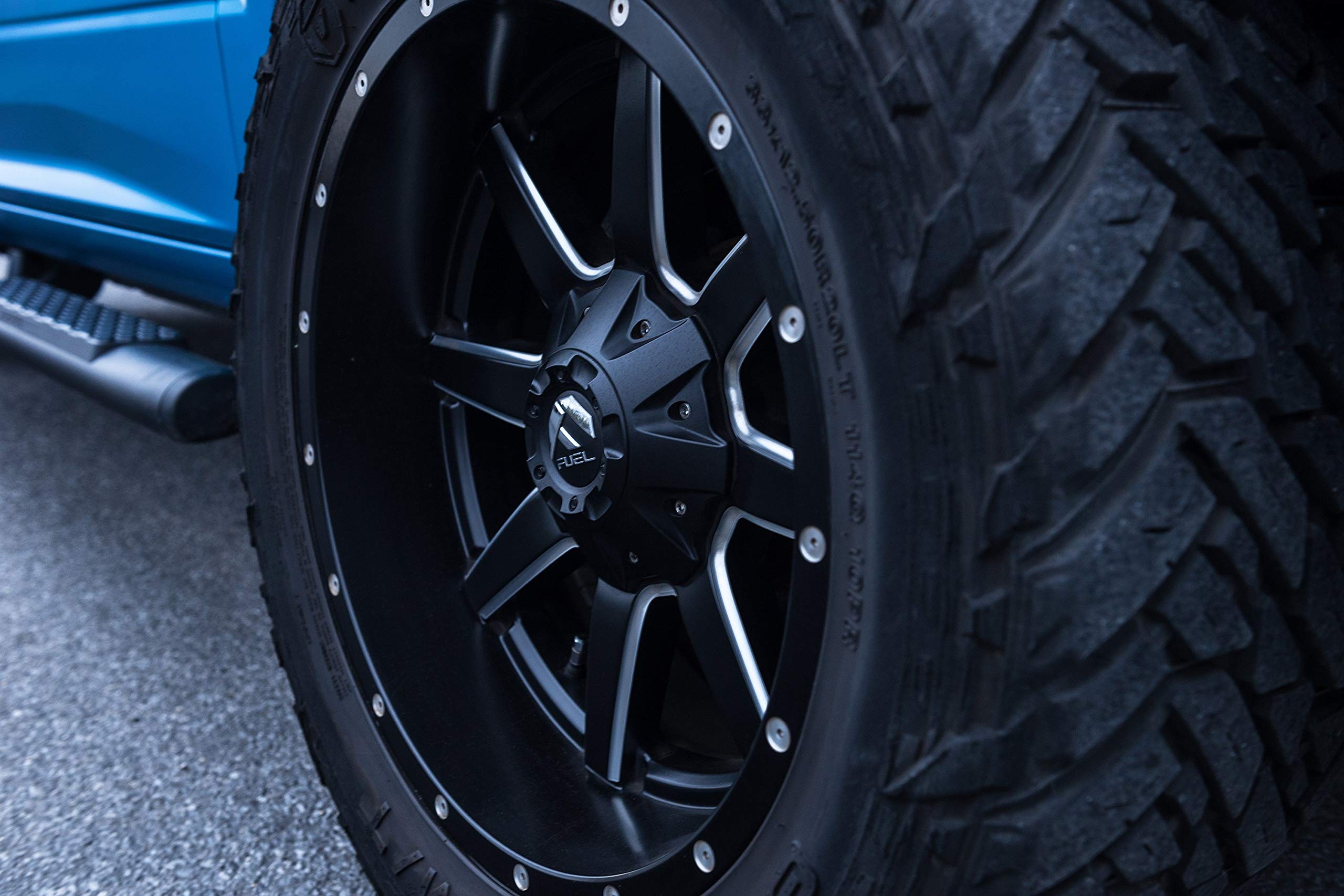Black FUEL D538 Wheel with Painted (17 x 10. inches /5 x 127 mm, -24 mm Offset)