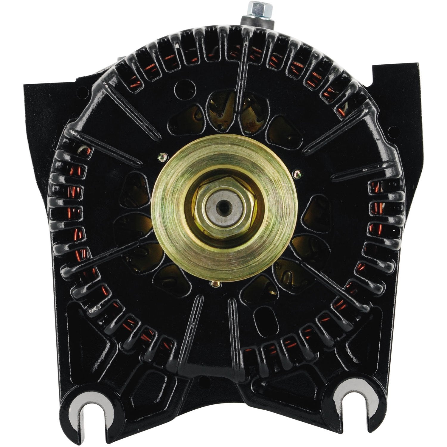 Alt Ford Powermaster 4G Black 200A 6 grv Pulley V MTG I-D-A VR