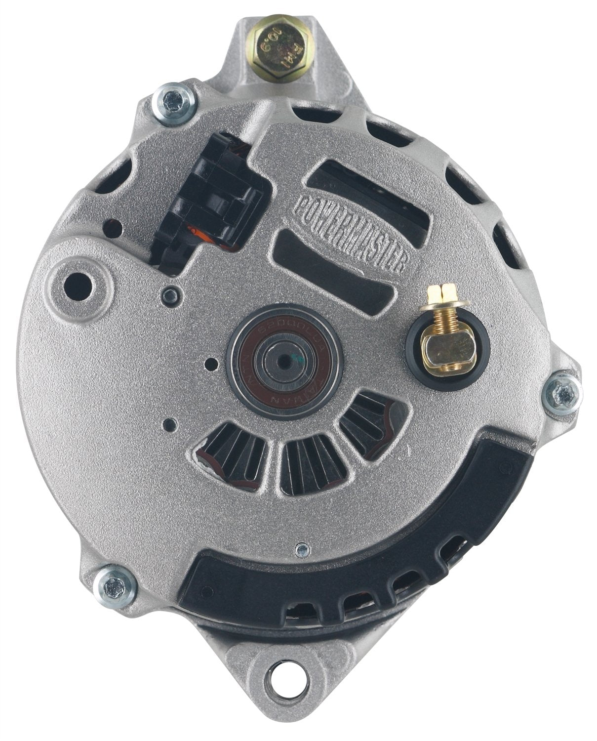 Alt GM CS130 Powermaster Natural 140A 6 grv Pulley Str MTG 6.14" 1-Wire or OE Hookup