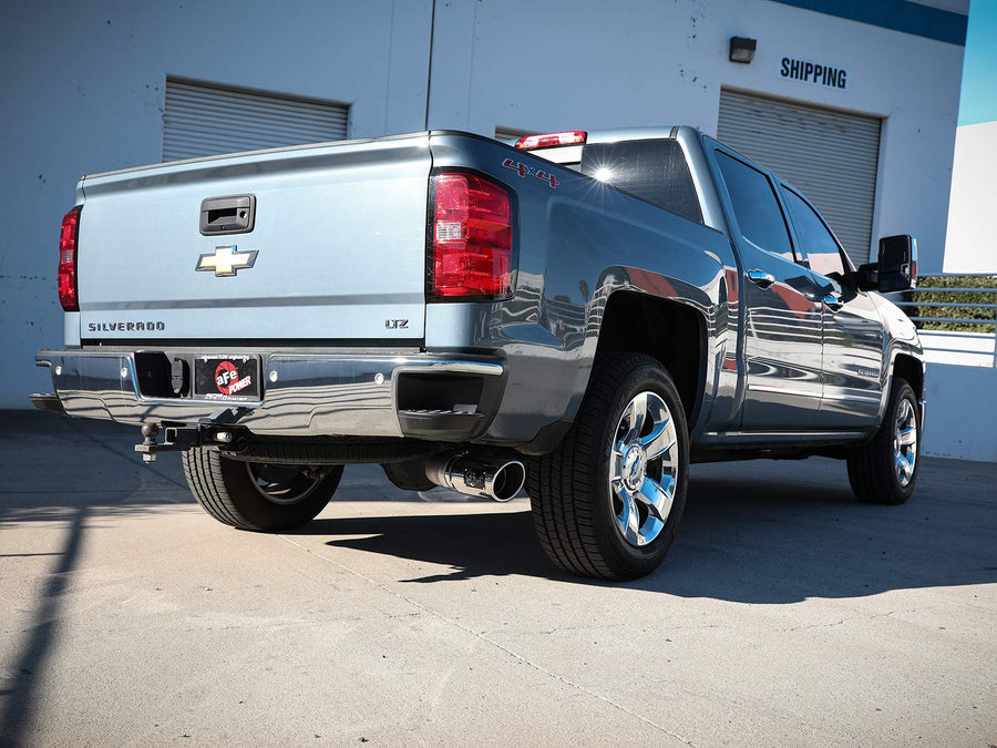 Apollo GT Series aFe Power 49-44116-P 4 IN 409 Stainless Steel Cat-Back Exhaust System w/Polish Tip
