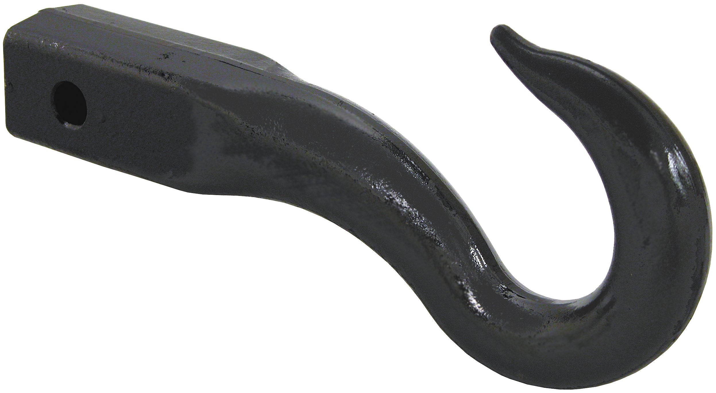 RM12H Buyers Products Tow Hook – Forged Steel Recovery Hook for 2 Inch Receiver, 12,000 lb Capacity, Black Powder Coated, Heavy Duty Truck Trailer Hitch Mount, Towing Accessory for Trucks & ATVs